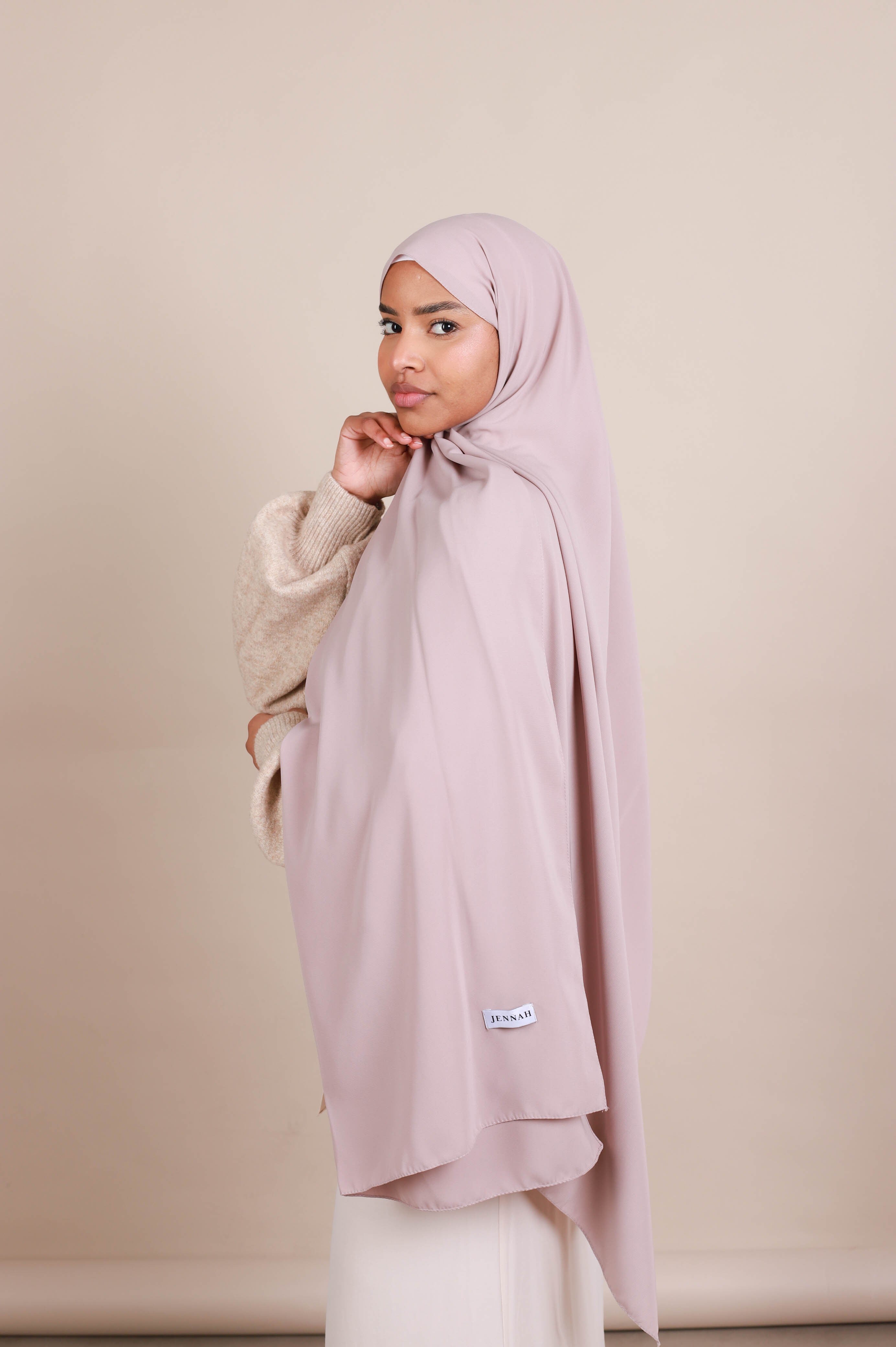 Silk Hijab by Medine - shade Nude