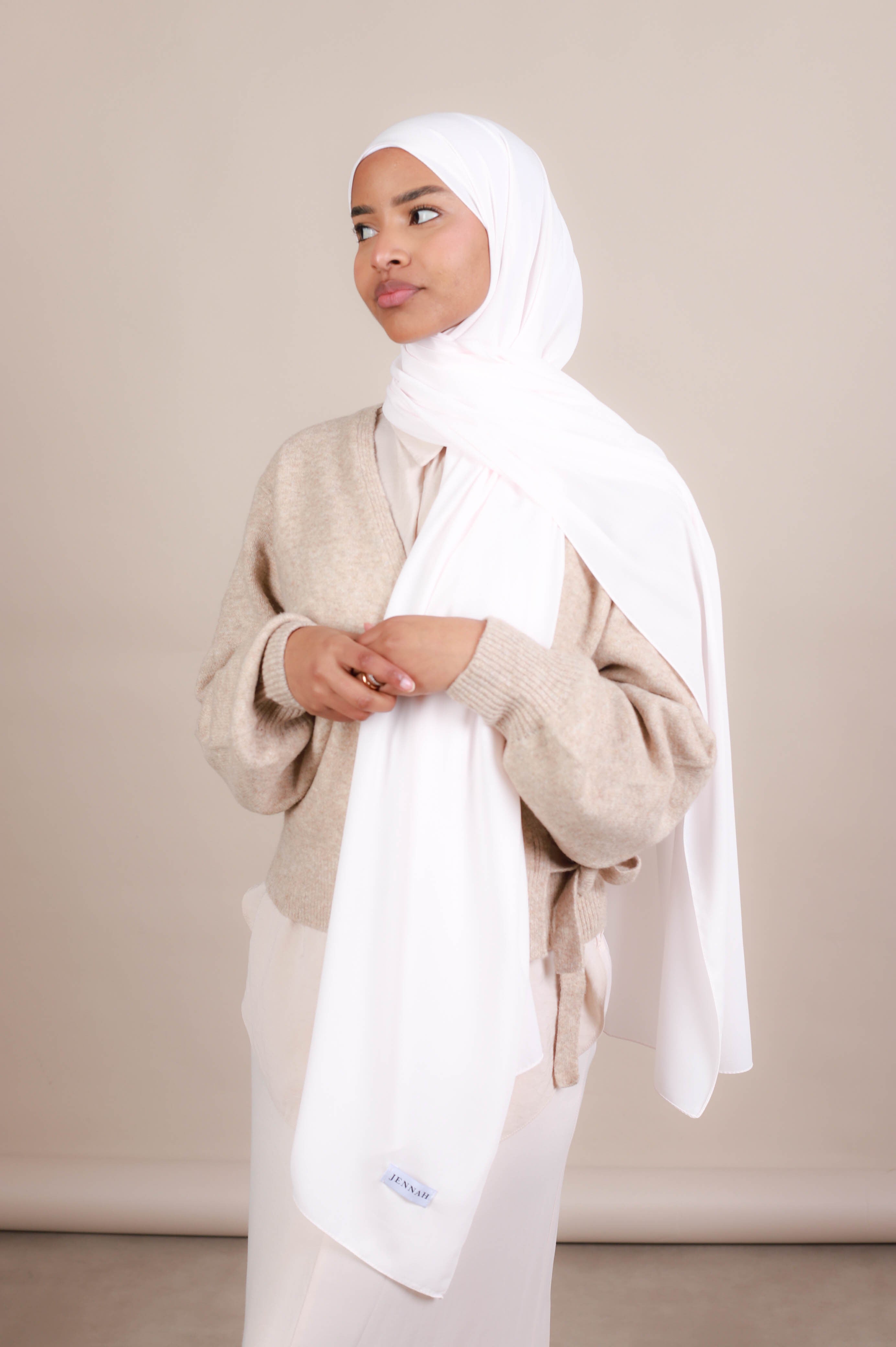 Hijab Soie de Medine - nuance Brownie