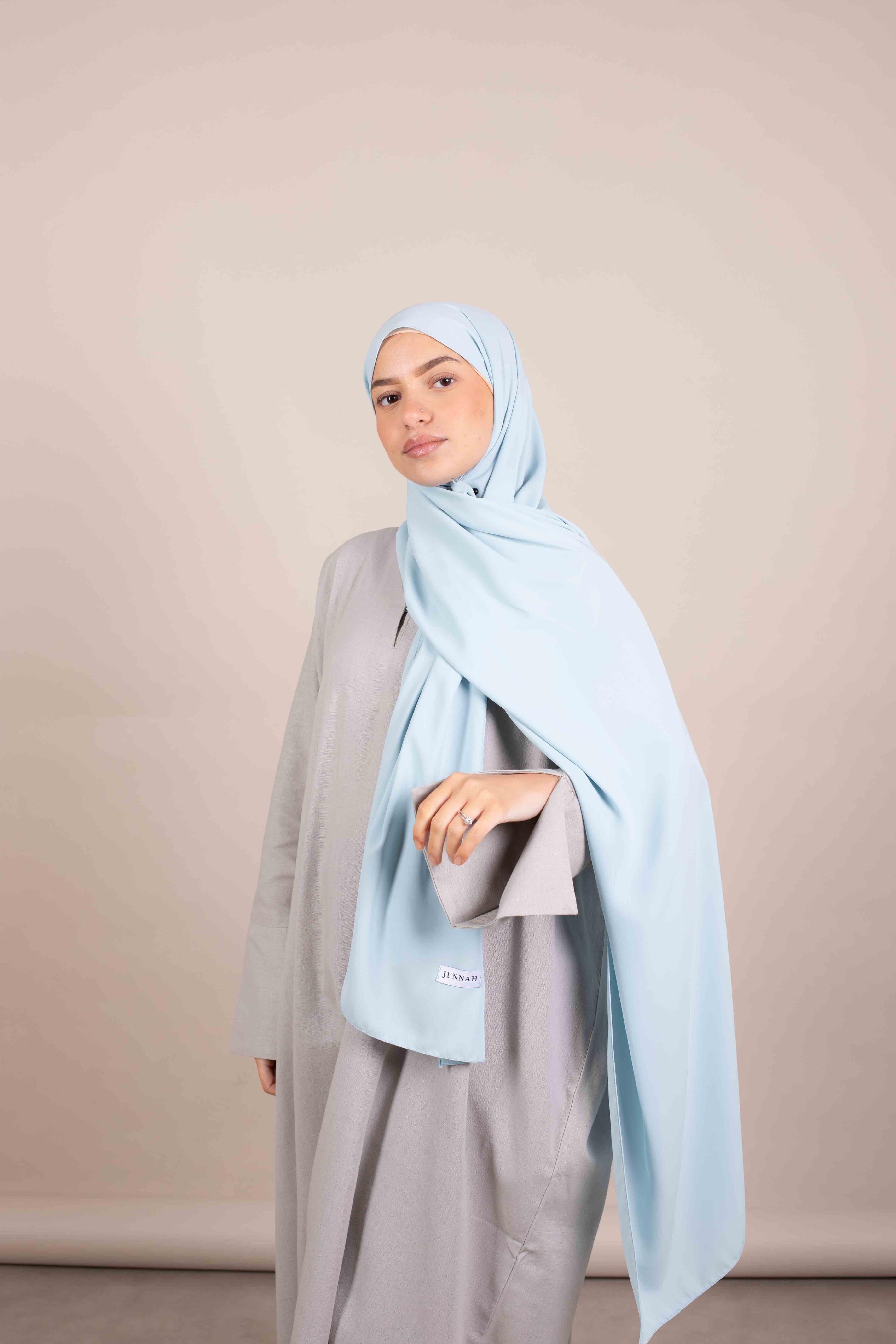 Hijab Soie de Medine - nuance Greeny