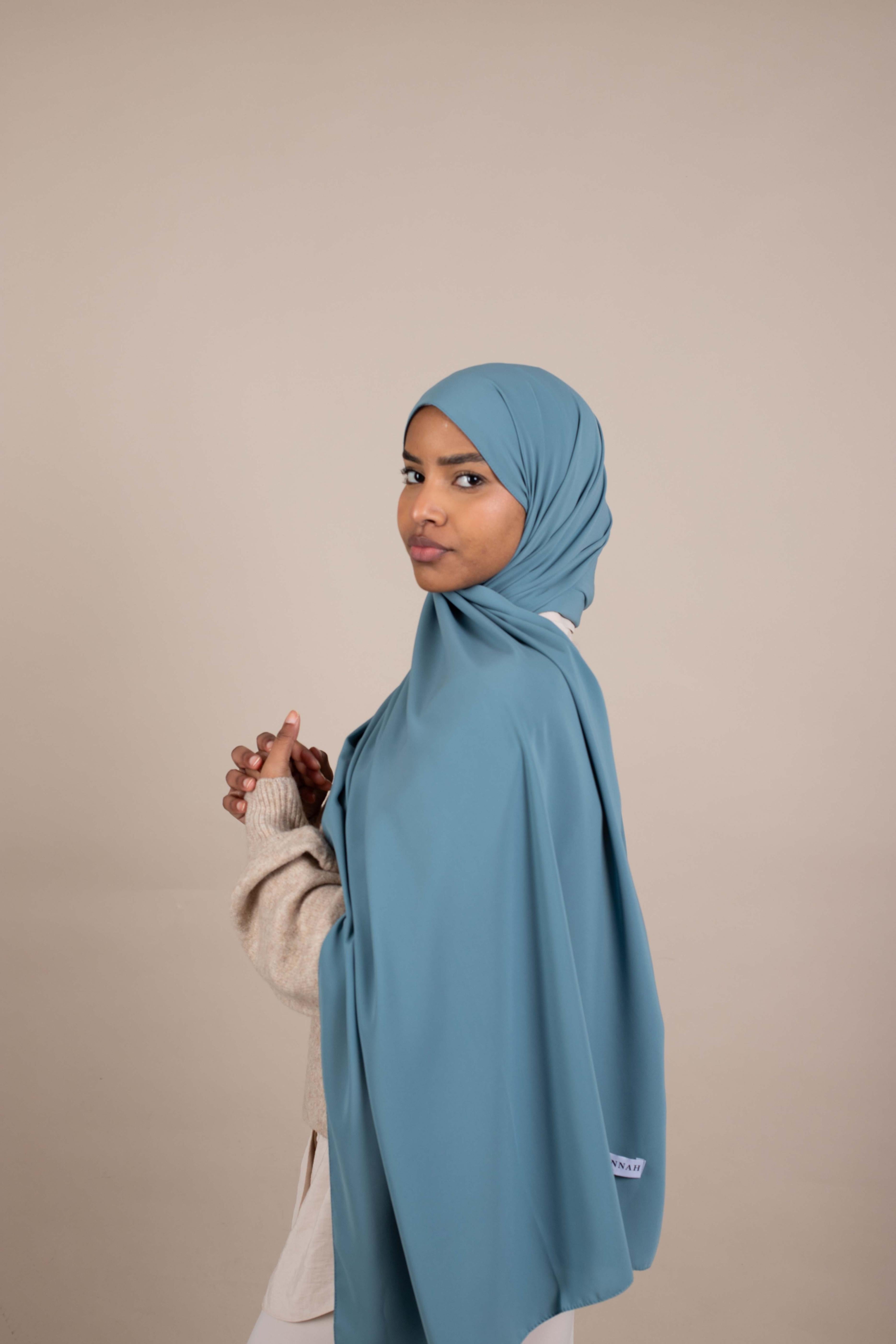 Hijab Soie de Medine - nuance Greeny