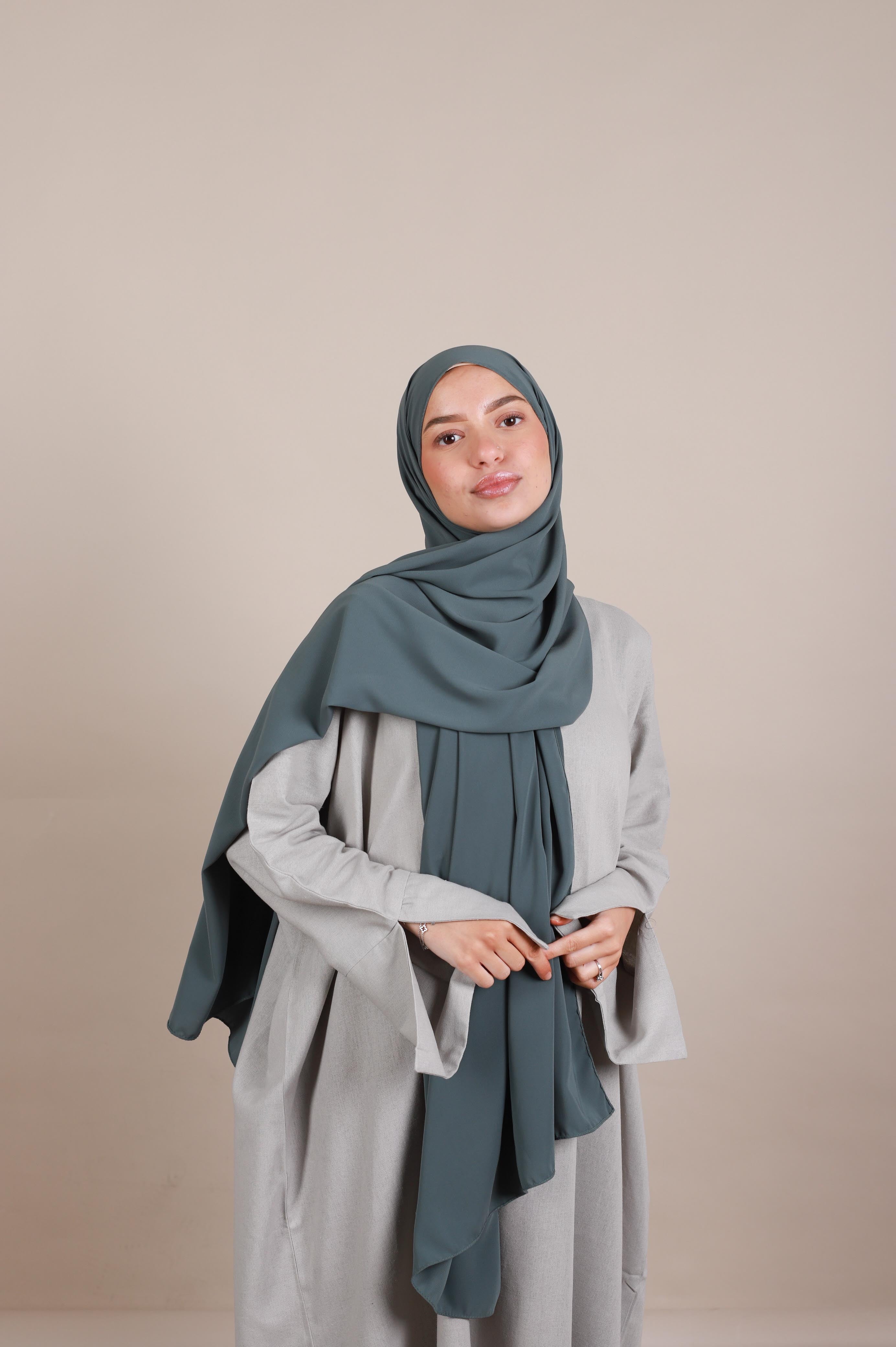 Hijab Soie de Medine - nuance Greeny