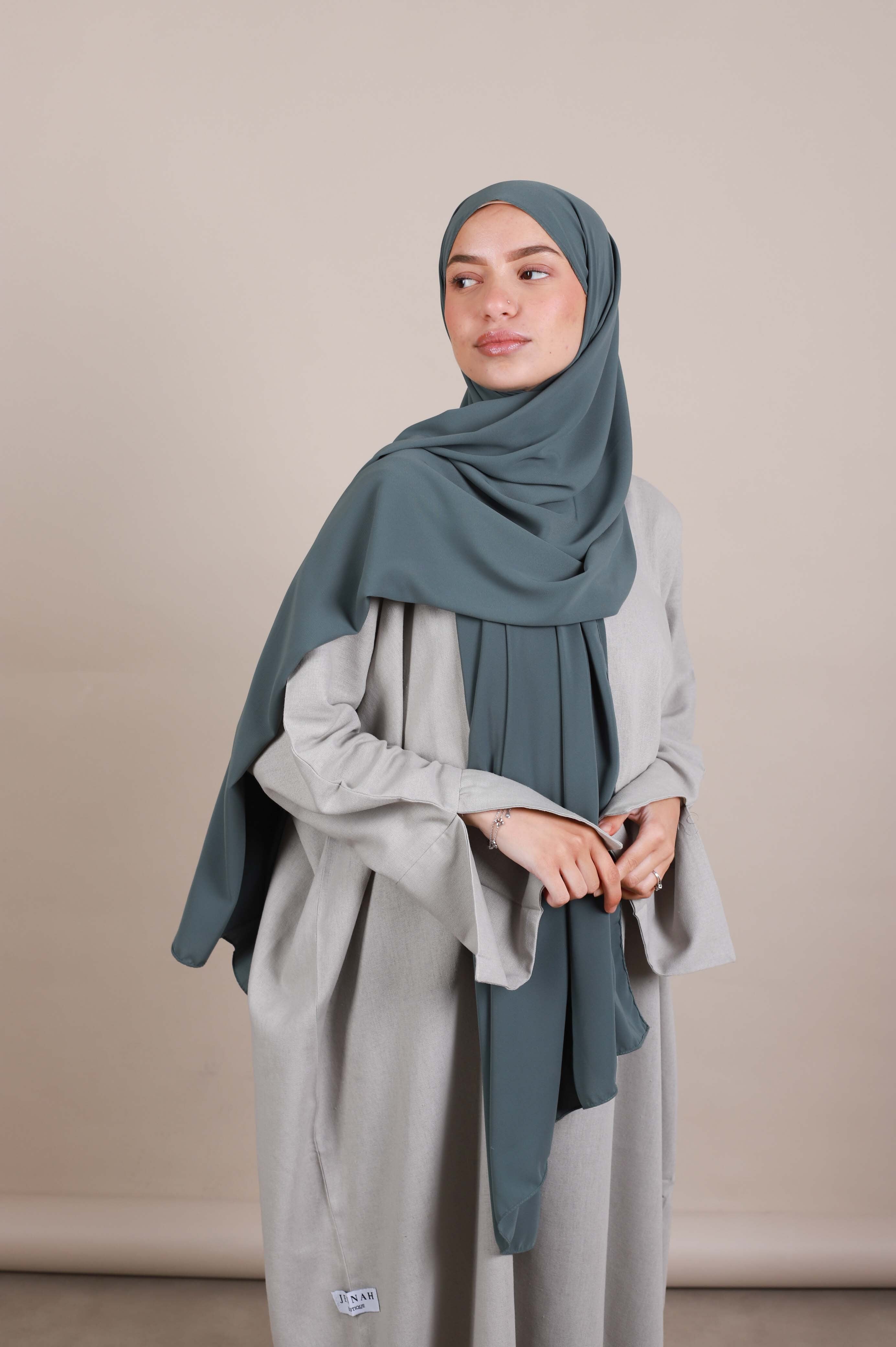 Hijab Soie de Medine - nuance Greeny