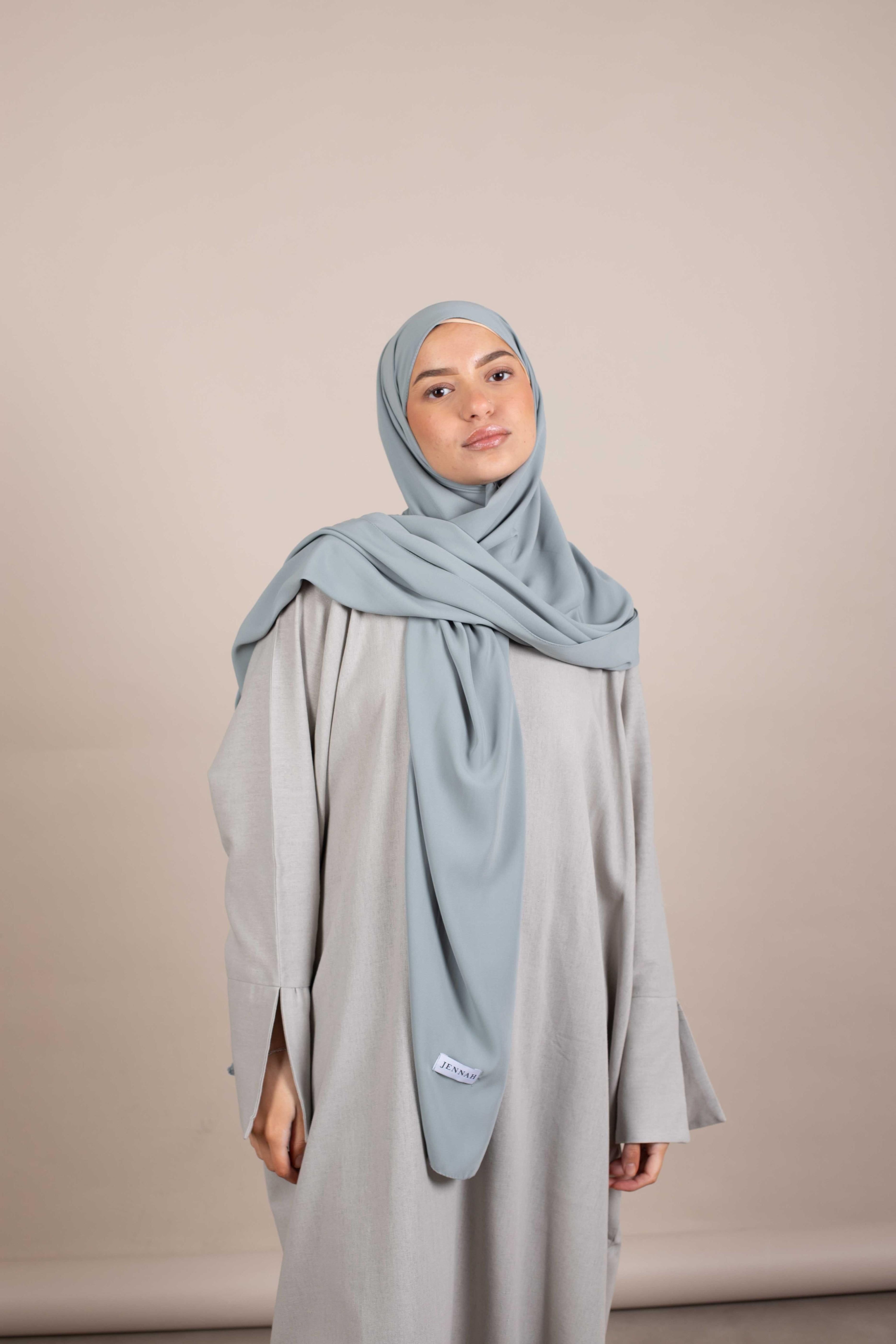 Hijab Soie de Medine - nuance Greeny