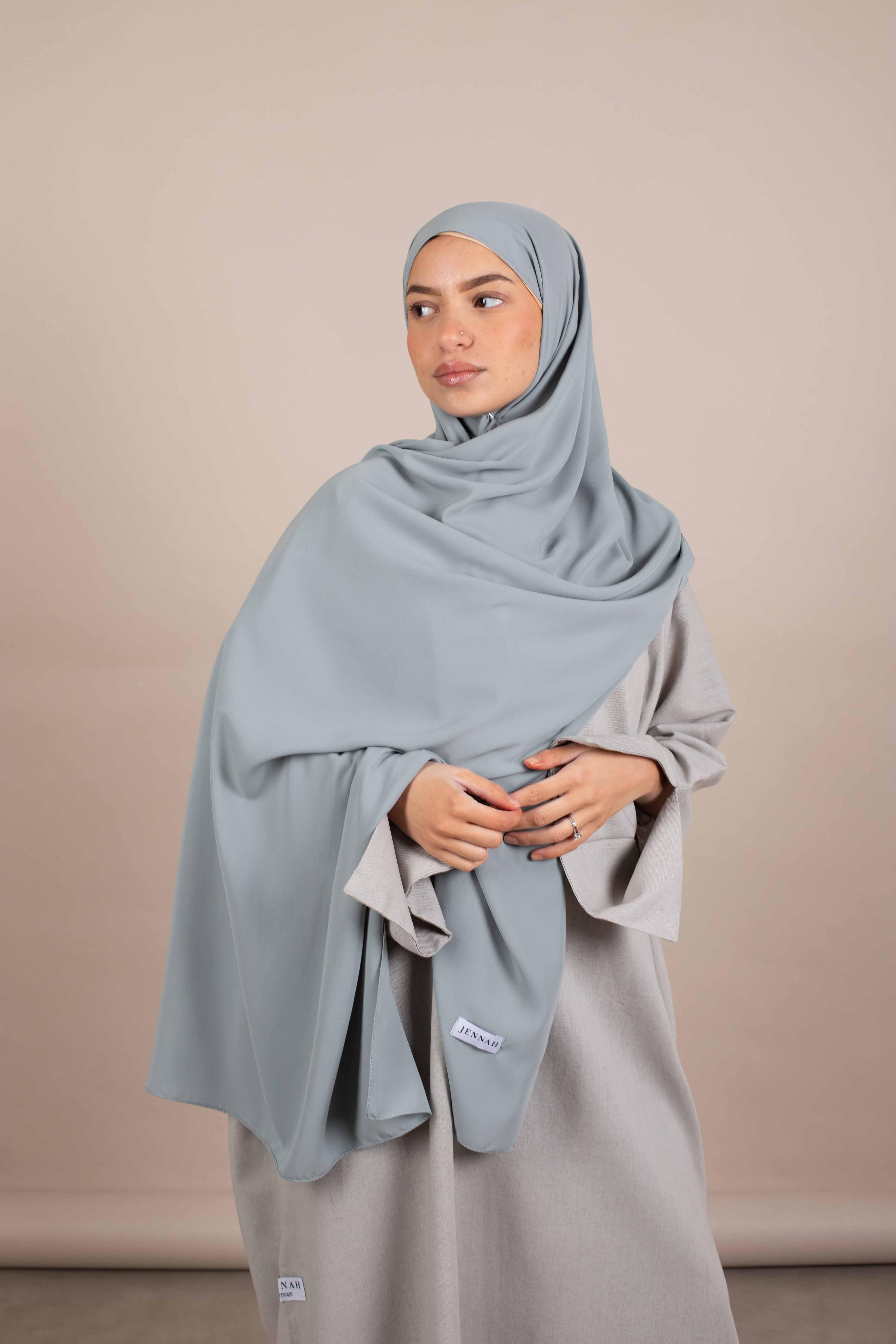 Hijab Soie de Medine - nuance Greeny