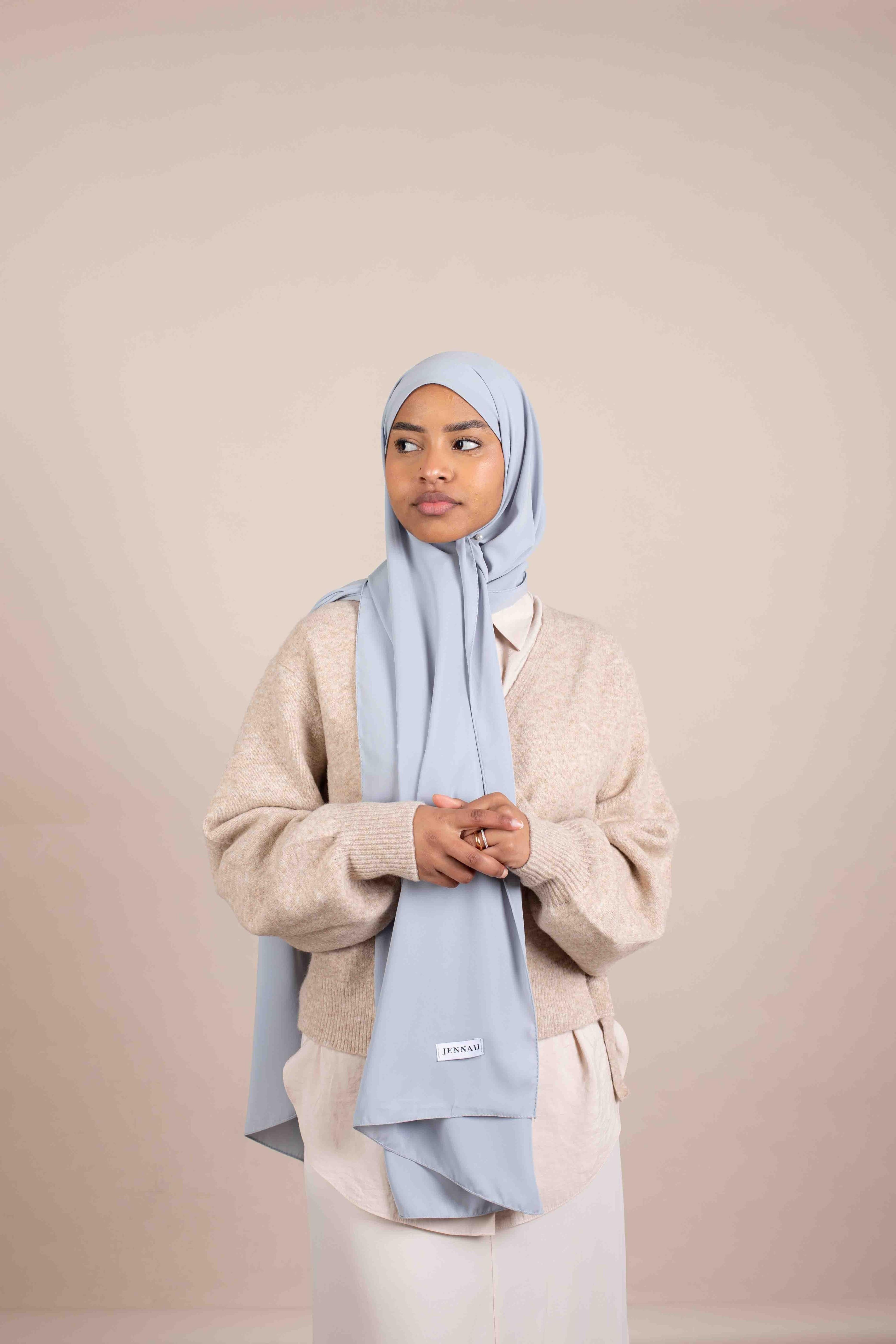 Hijab Soie de Medine - nuance Greeny