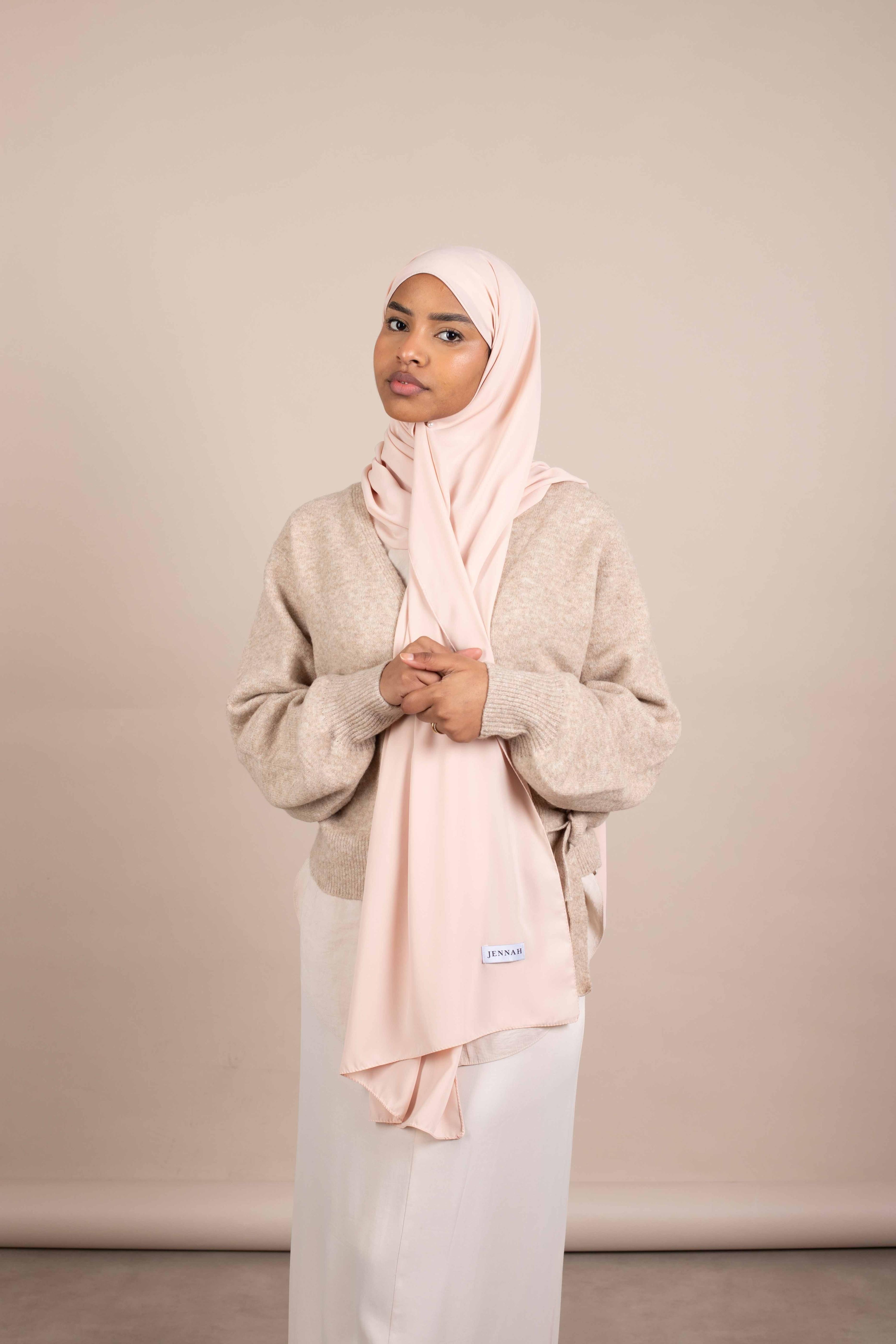 Hijab Soie de Medine - nuance Pinky