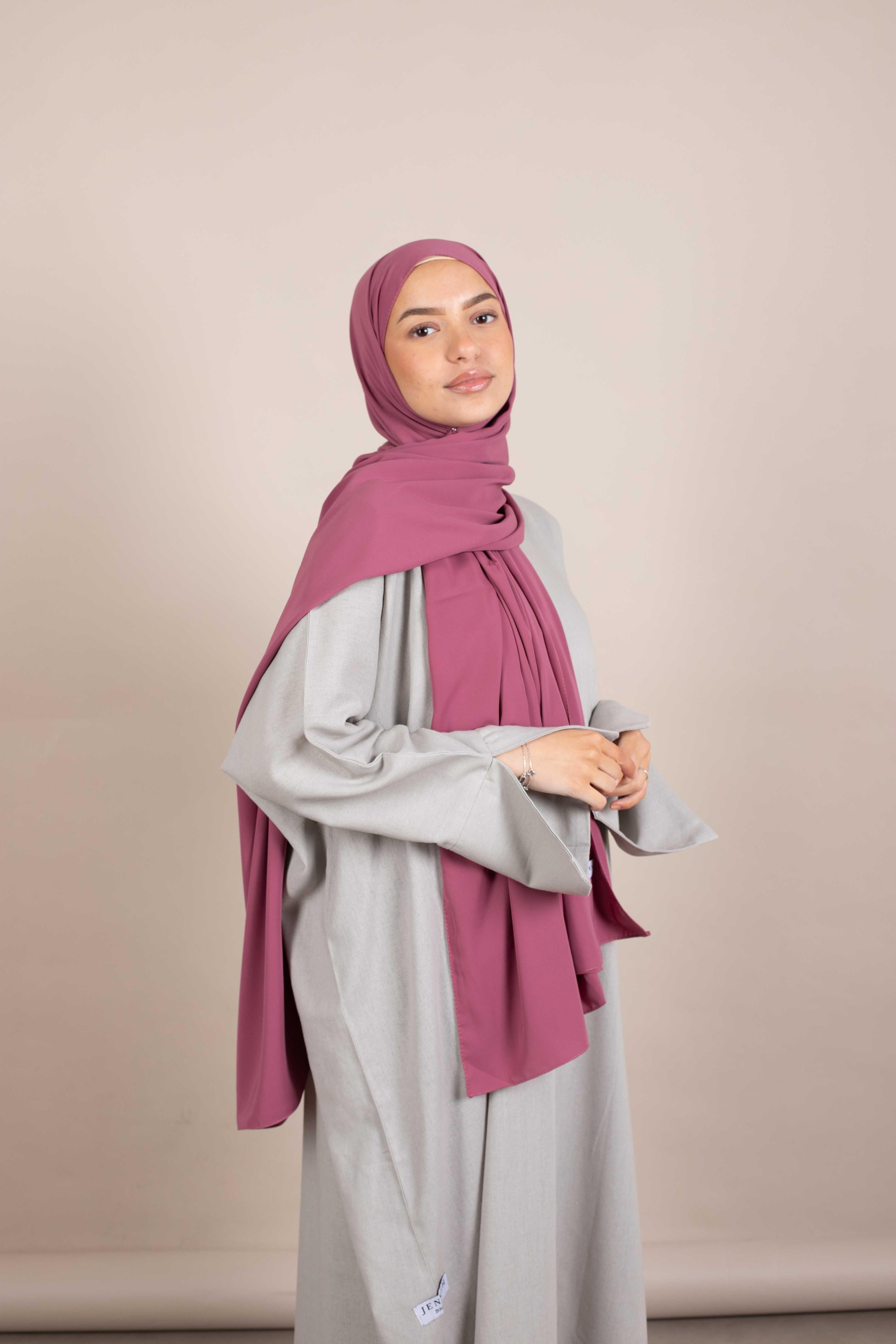 Hijab Soie de Medine - nuance Pinky