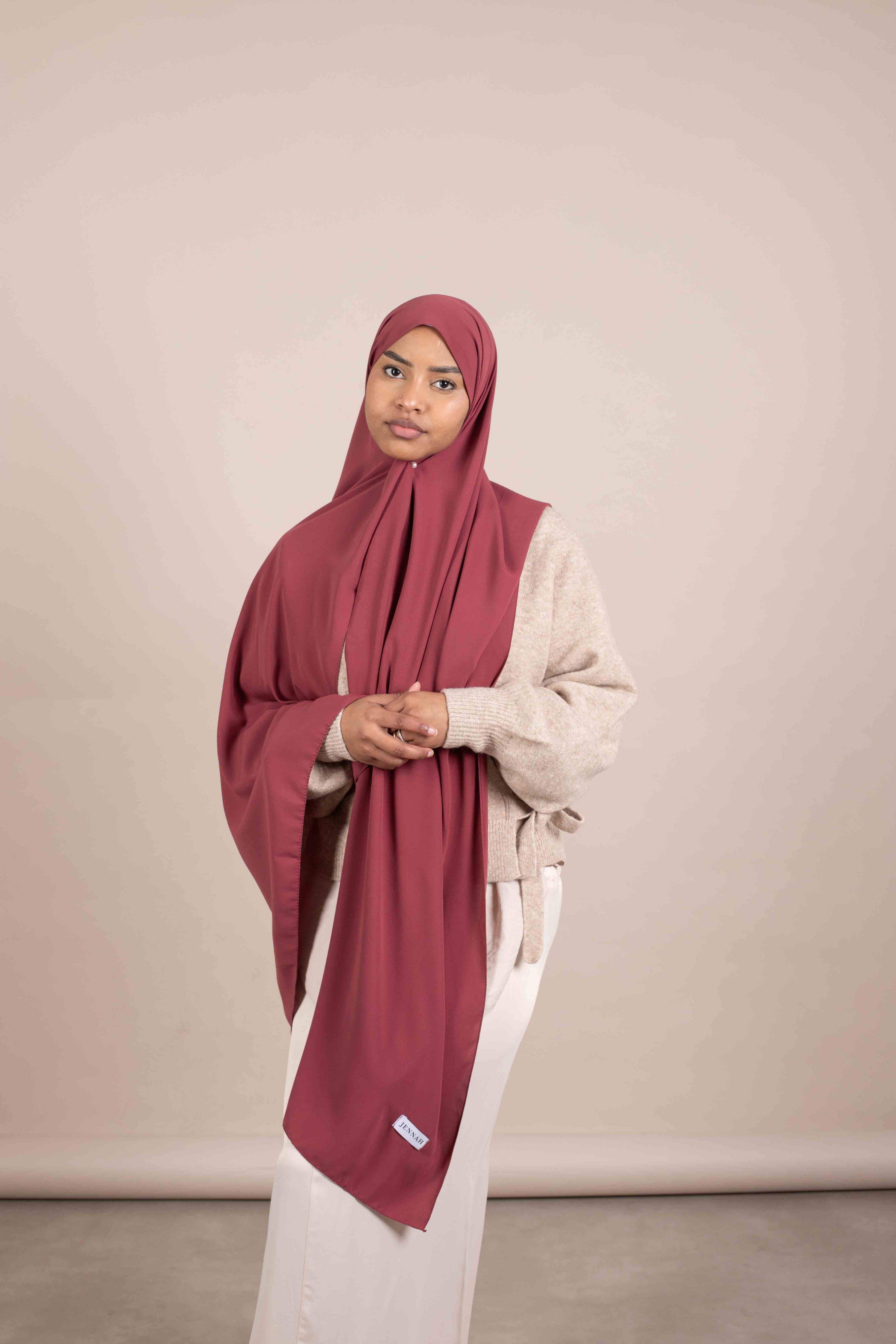 Hijab Silk of Medine - shade Pinky