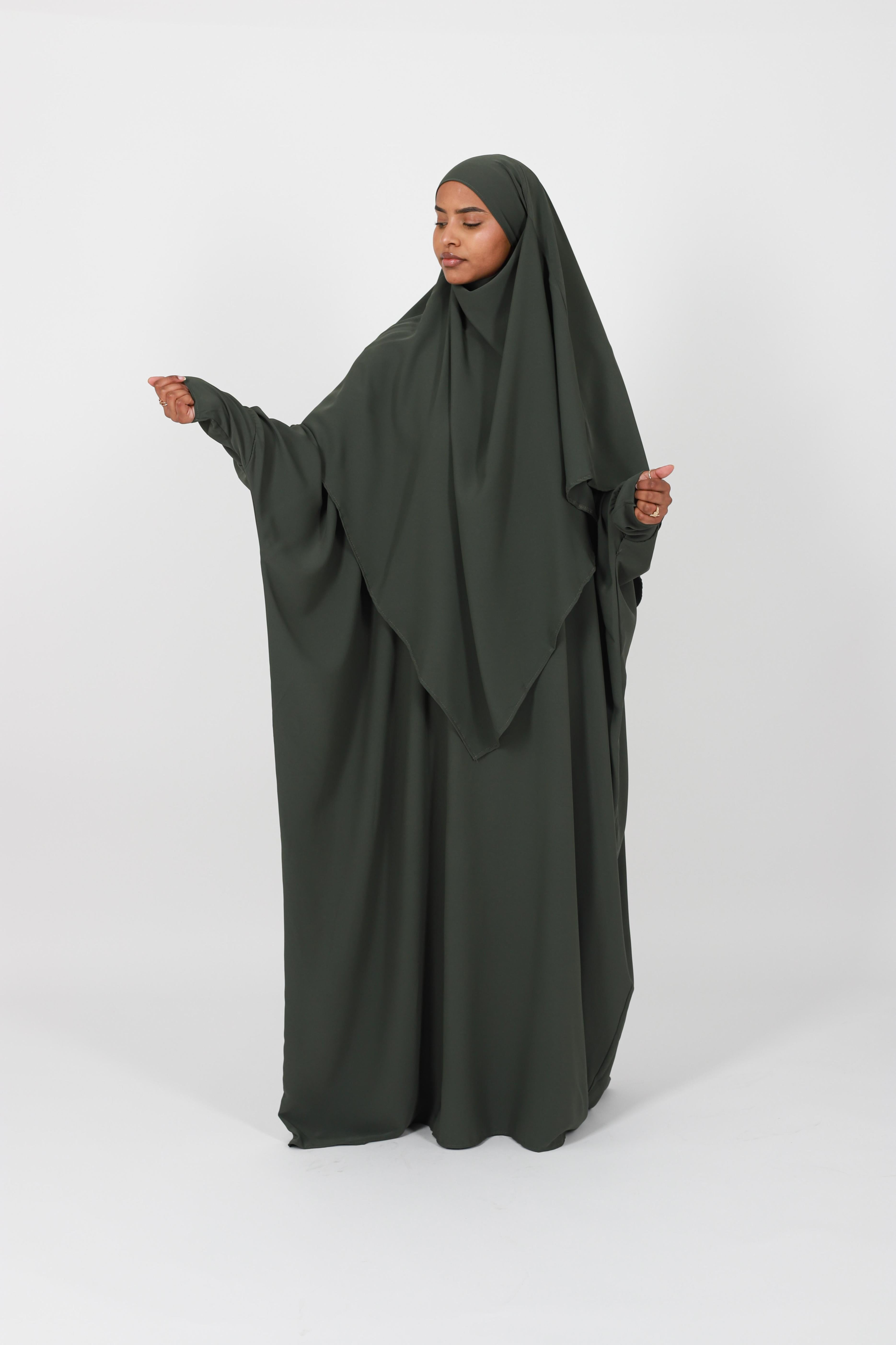 Medina silk abaya farasha set