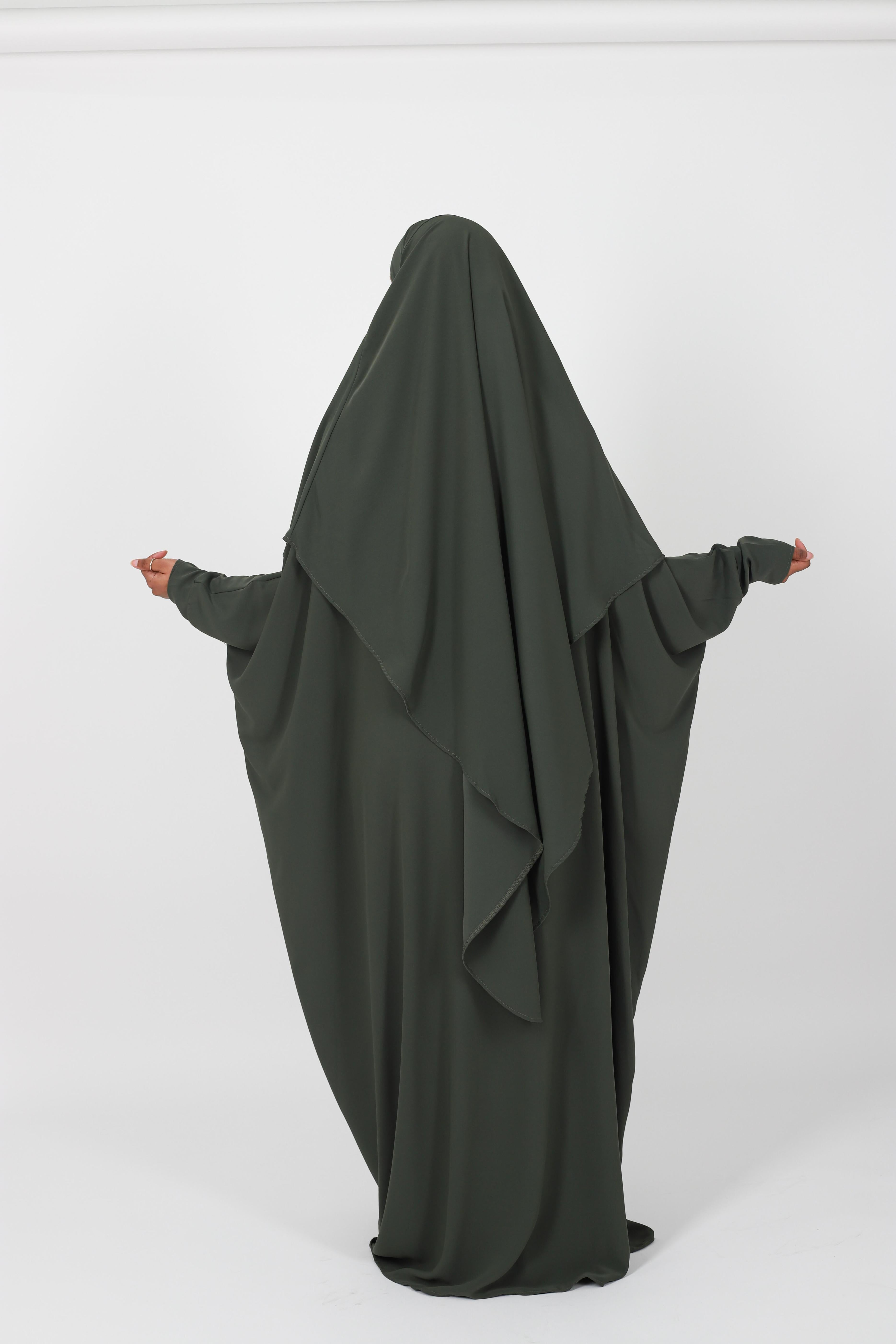 Ensemble abaya farasha soie de médine