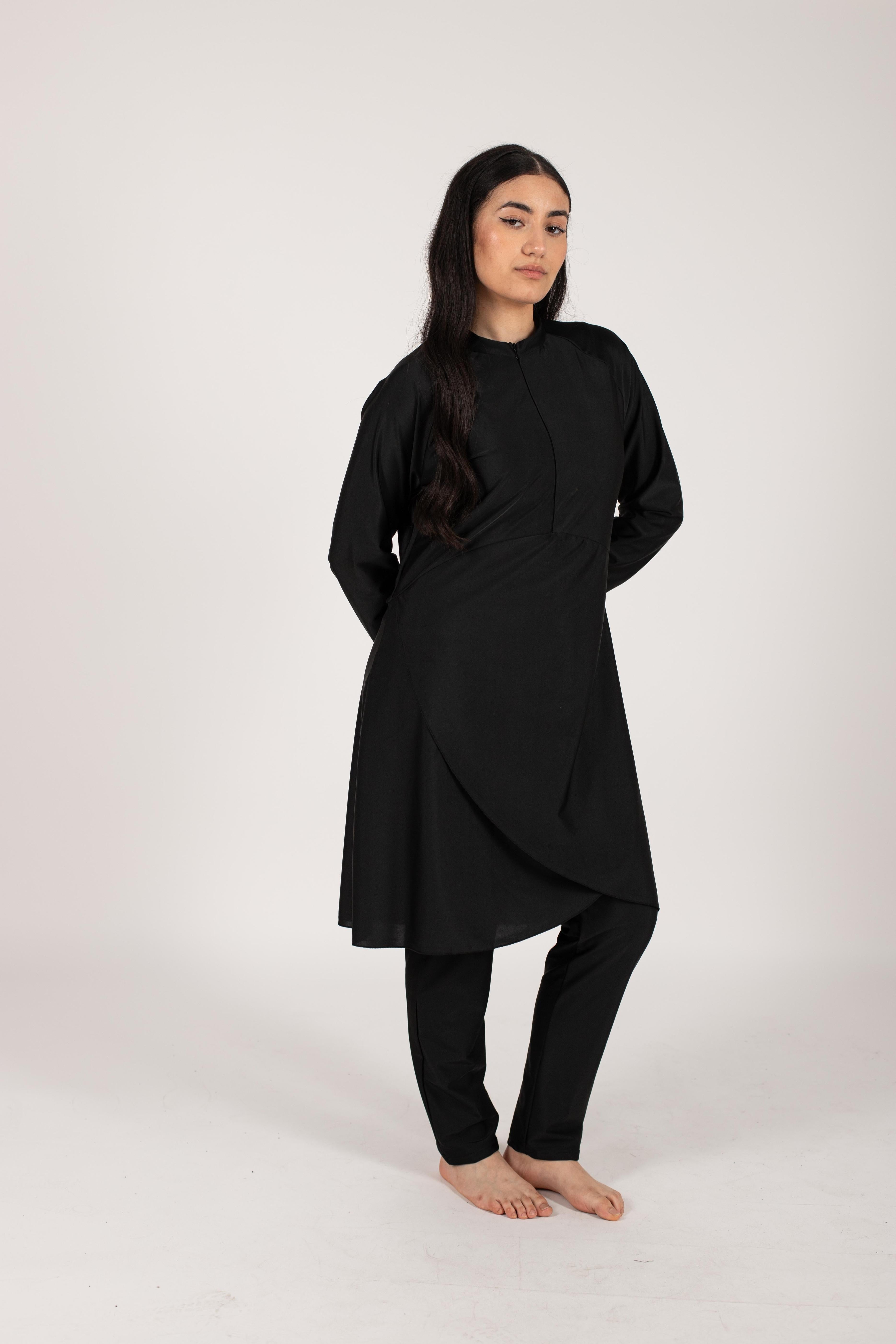 Black sunrise burkini