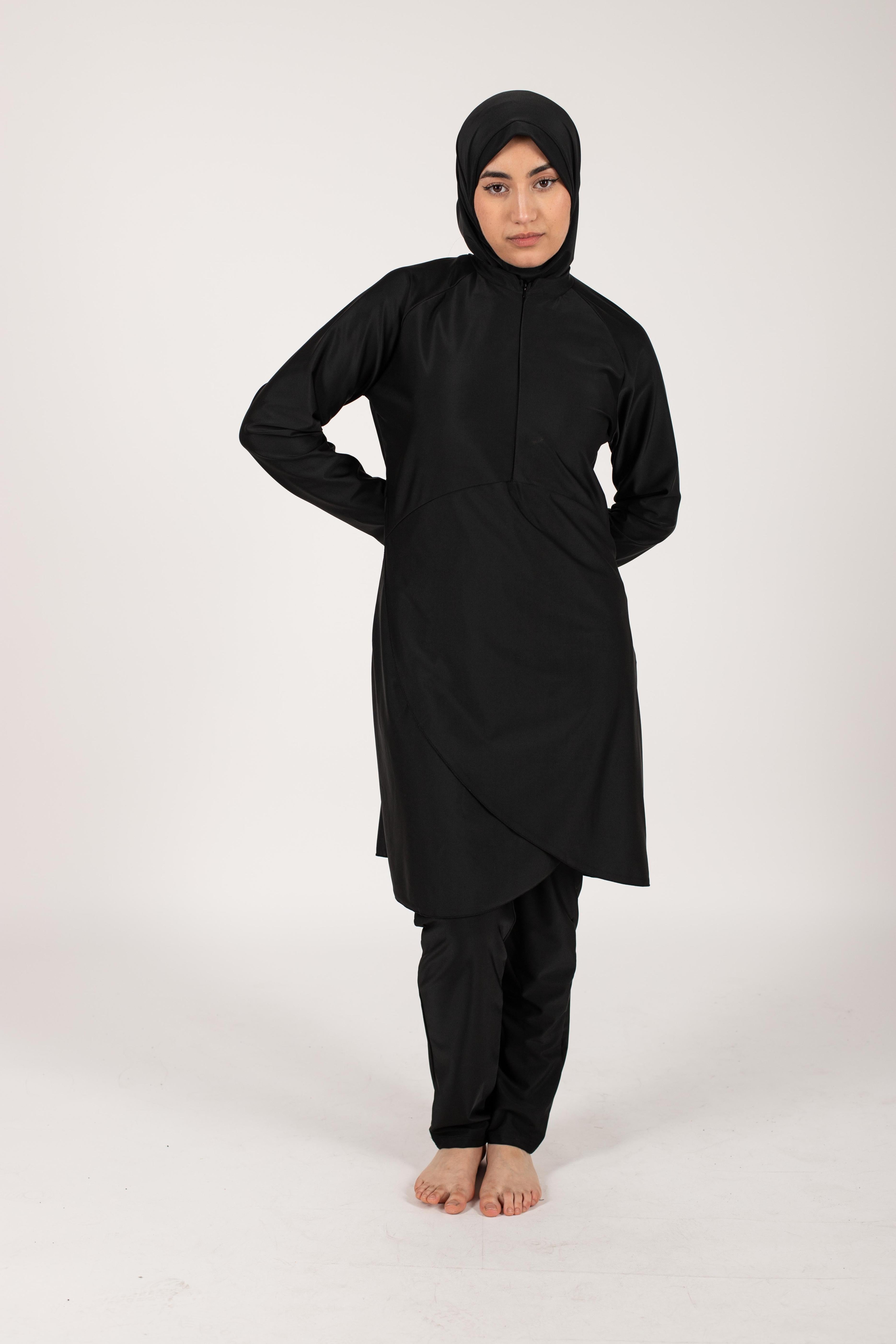 Black sunrise burkini