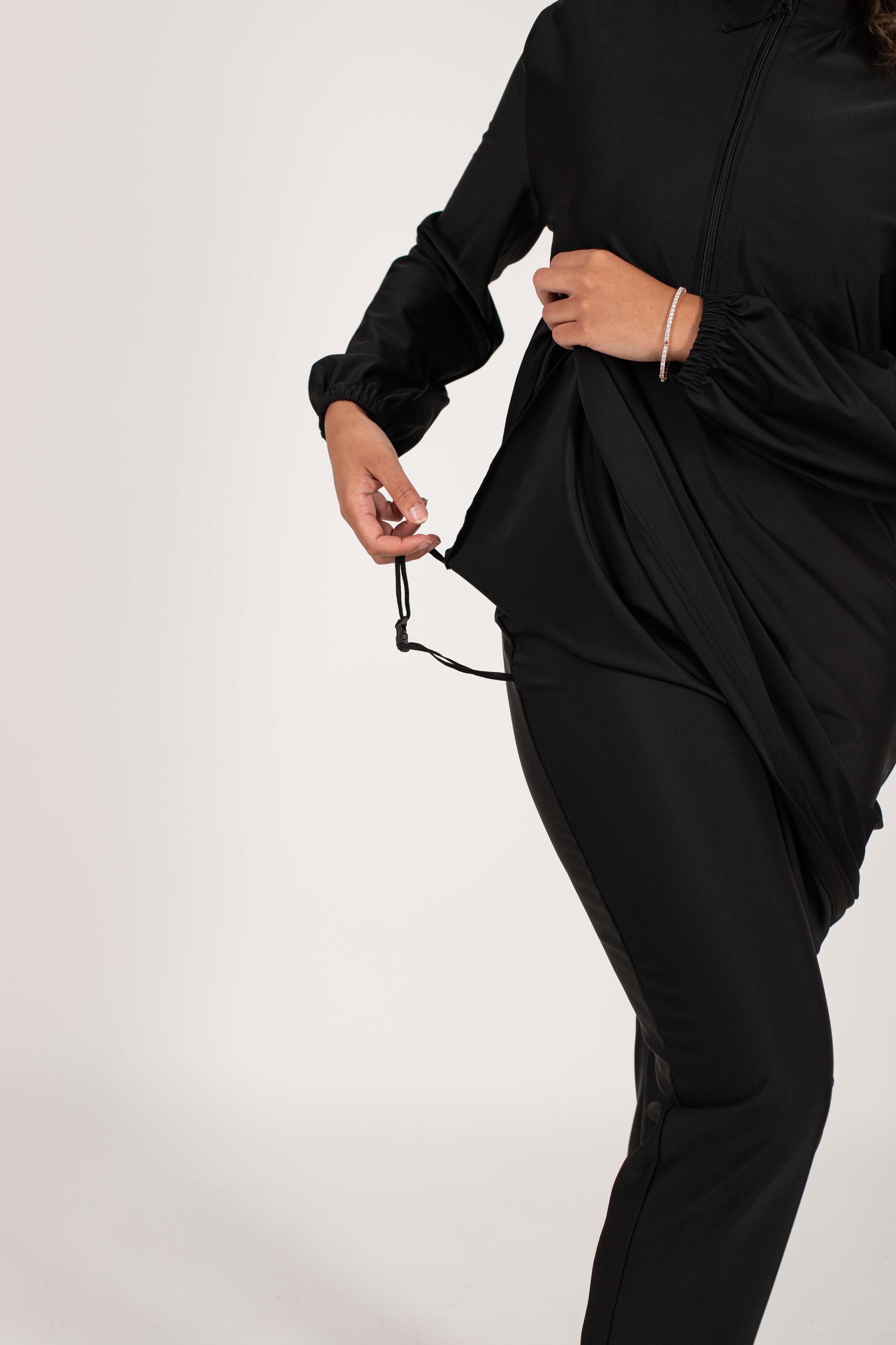 Black sunrise burkini