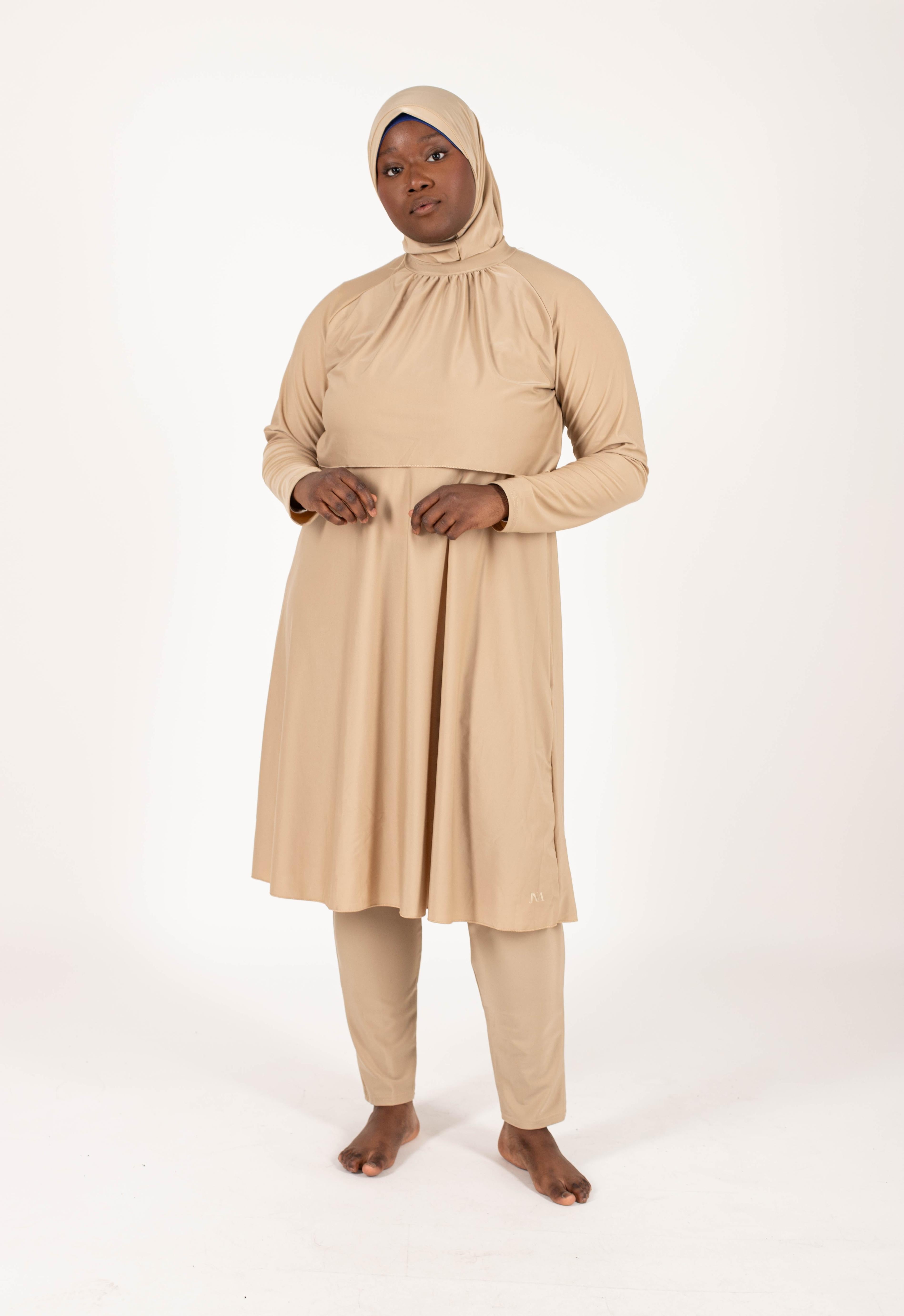 Beige Hawaï burkini