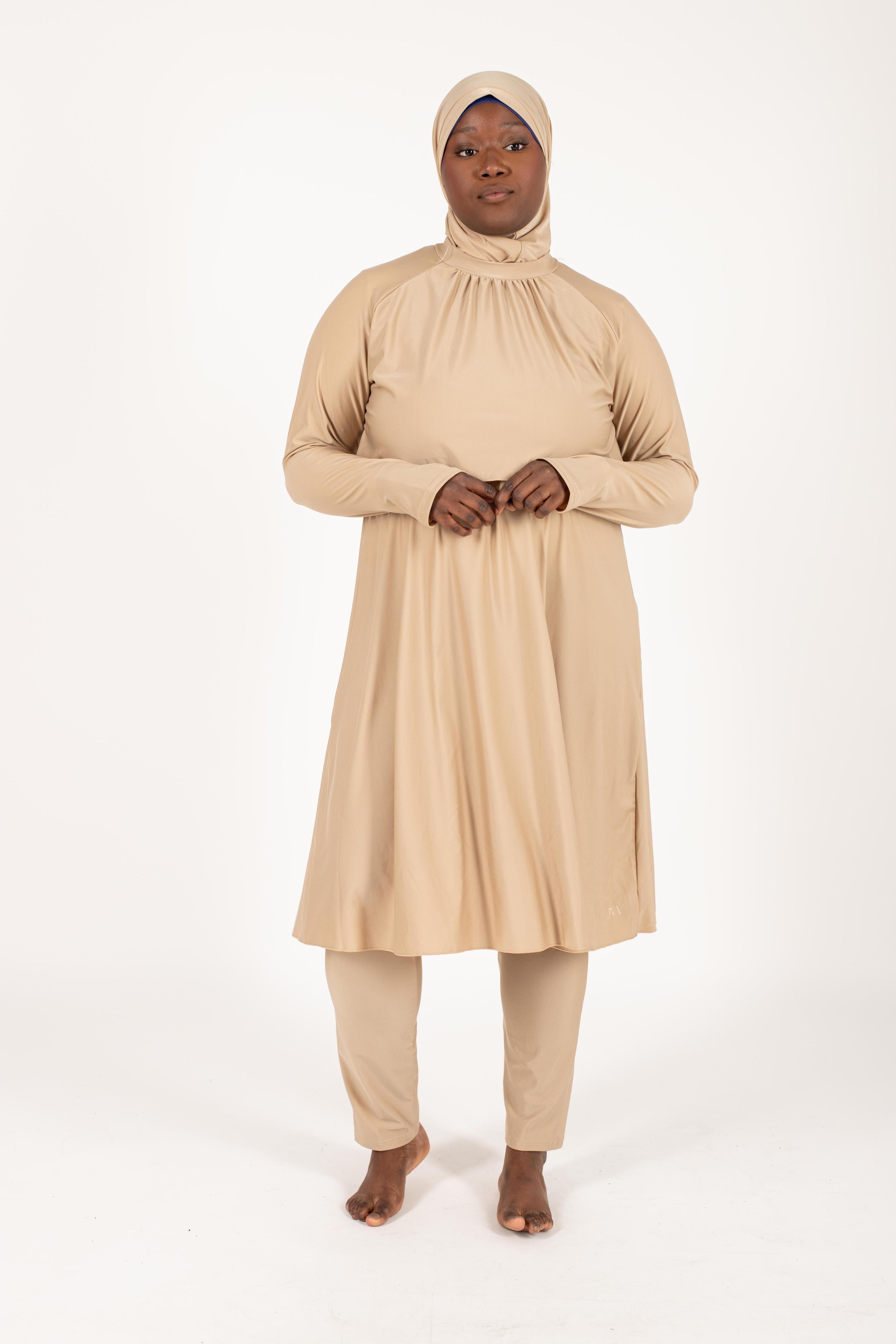 Beige Hawaï burkini