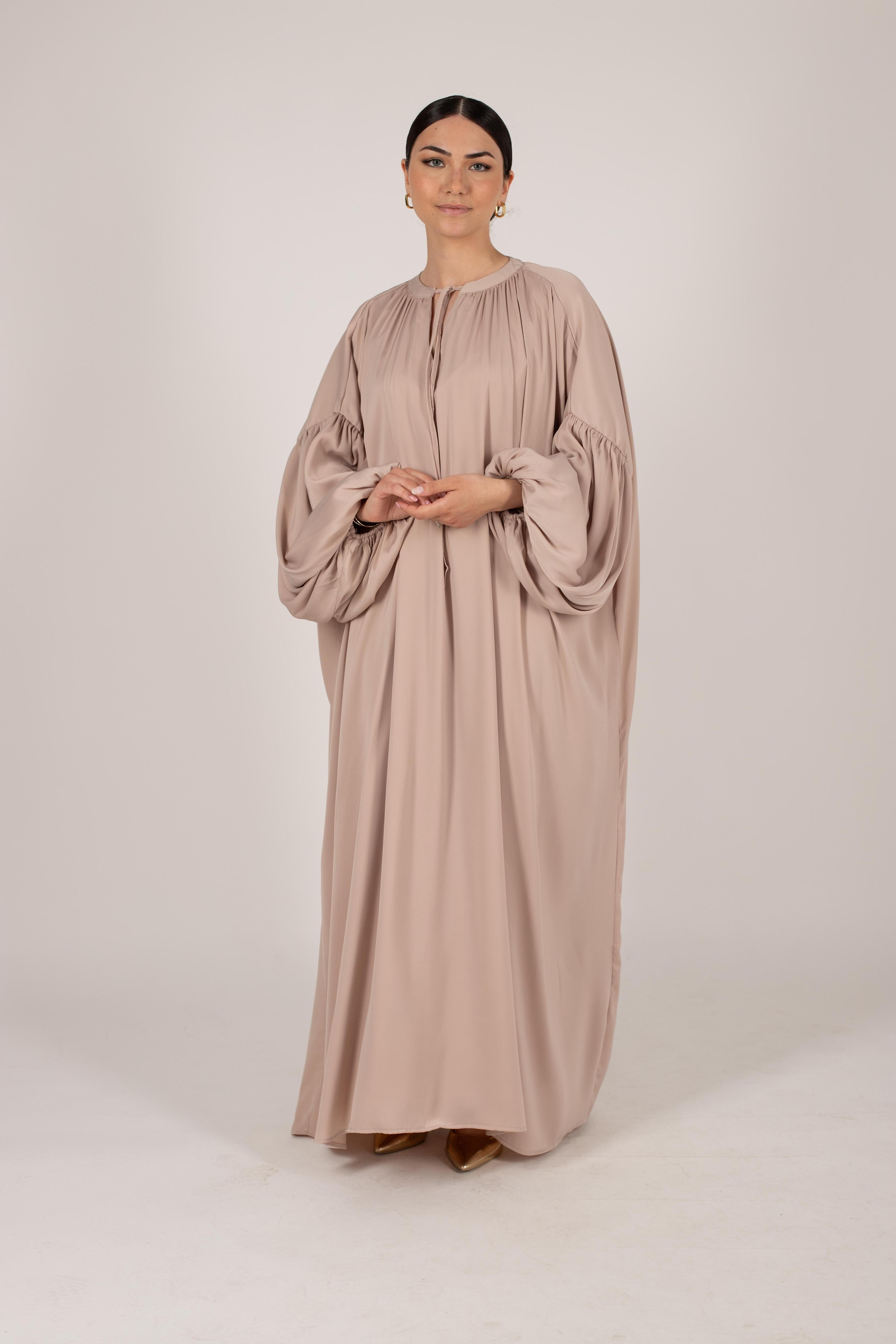 Robe longue Bali beige doré