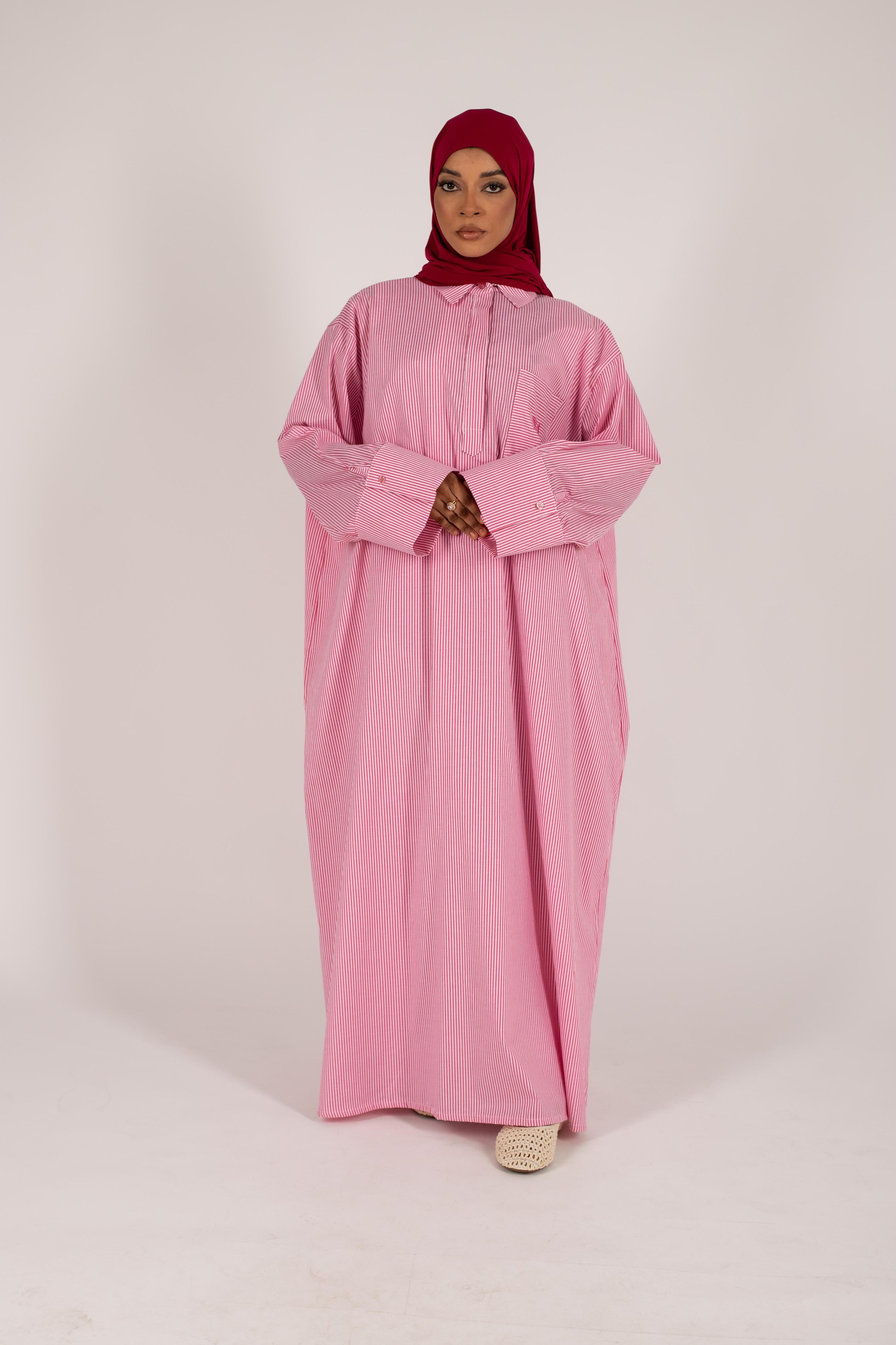 Robe santorin Fushia