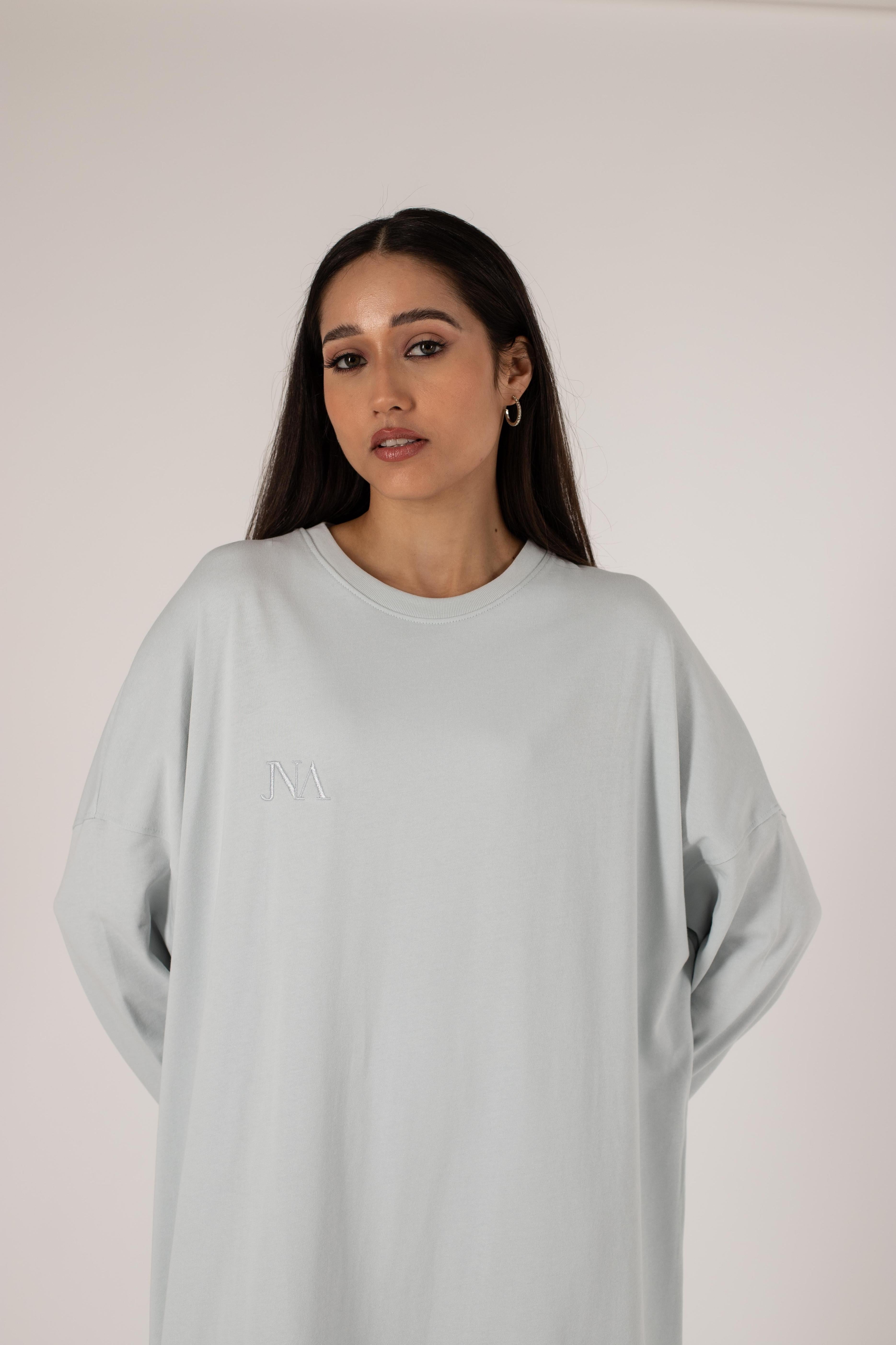 Robe t-shirt essentiel ciel