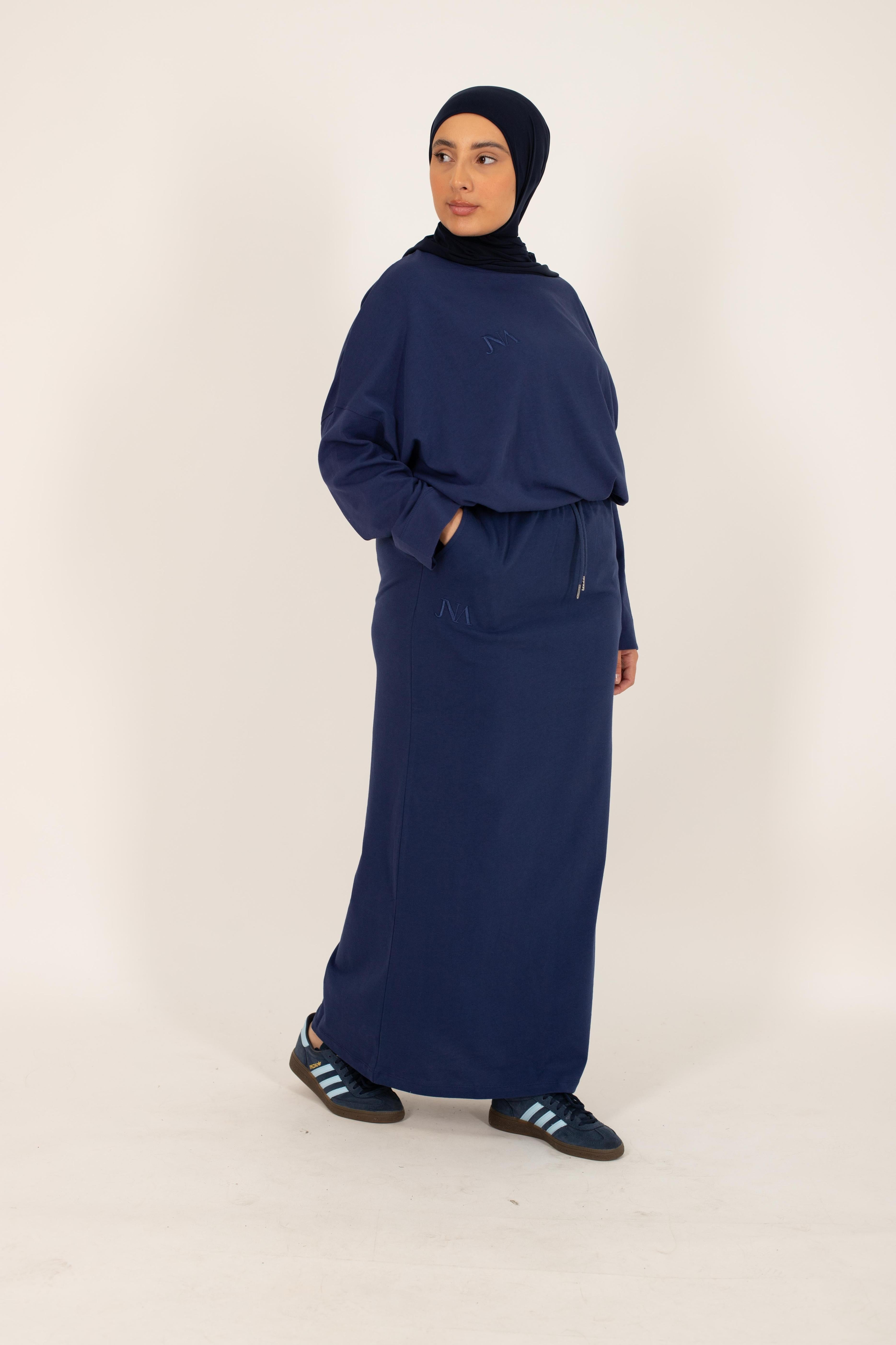 JNA essential navy skirt