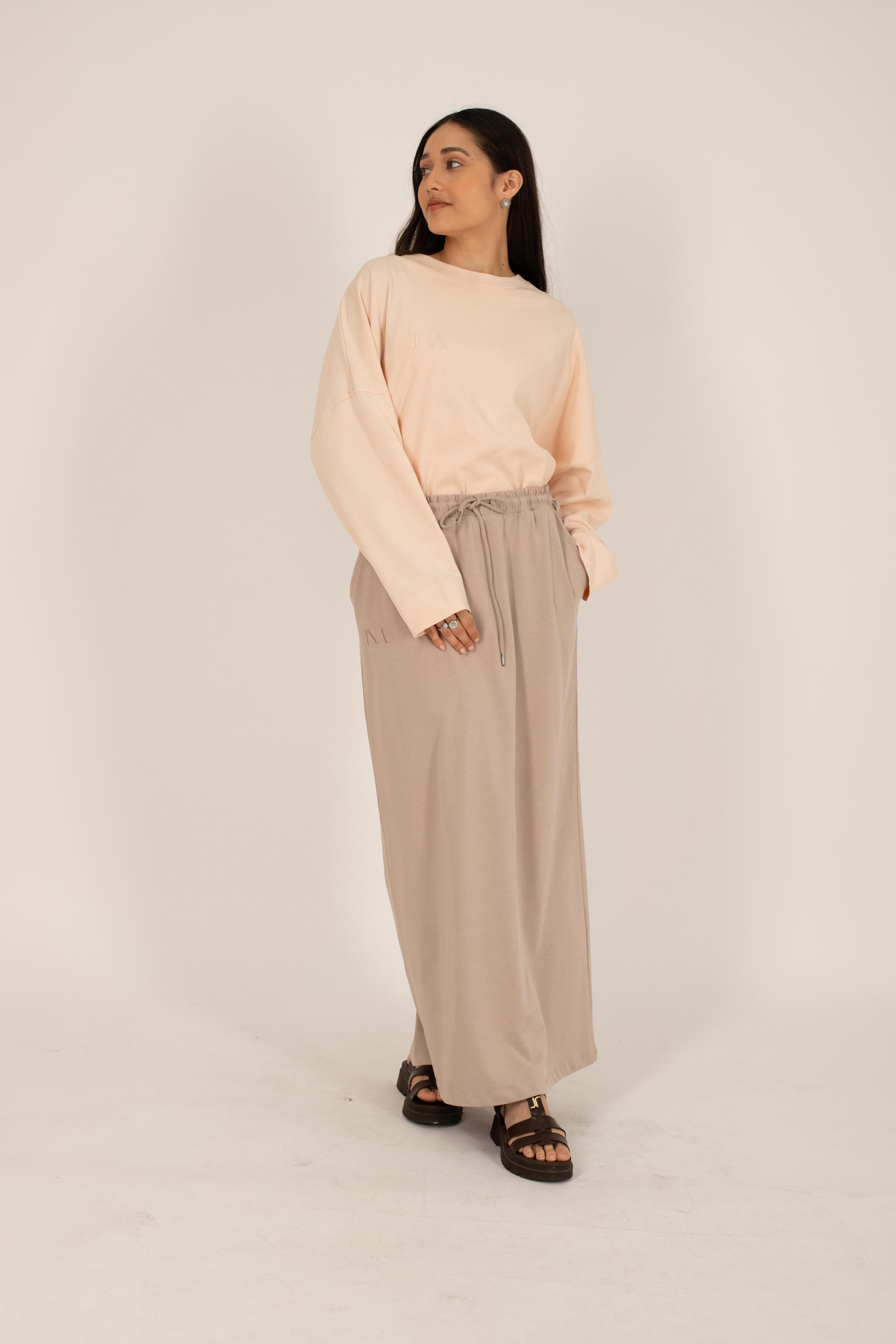 JNA essential coffe skirt