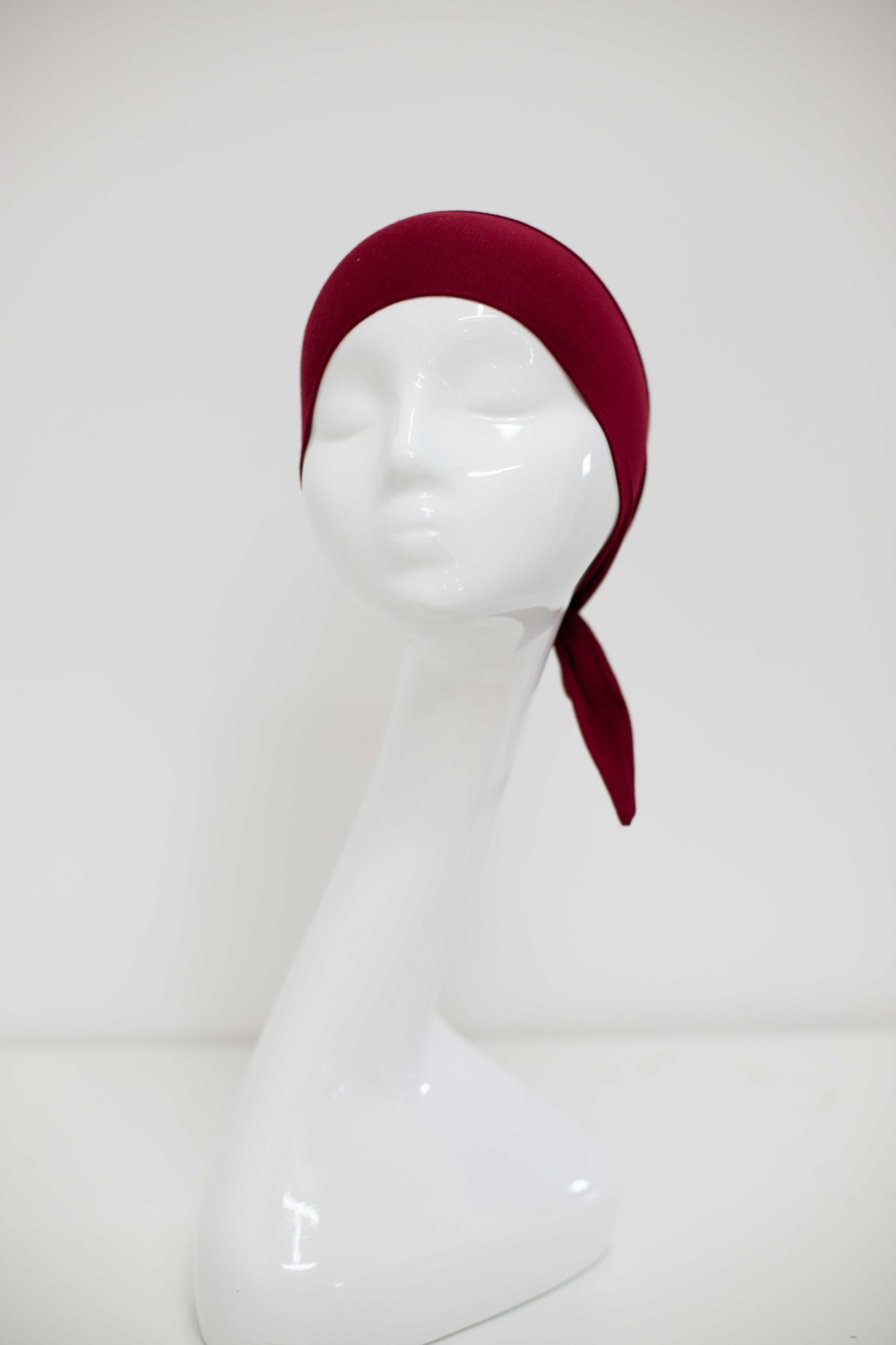 Tie hijab cap