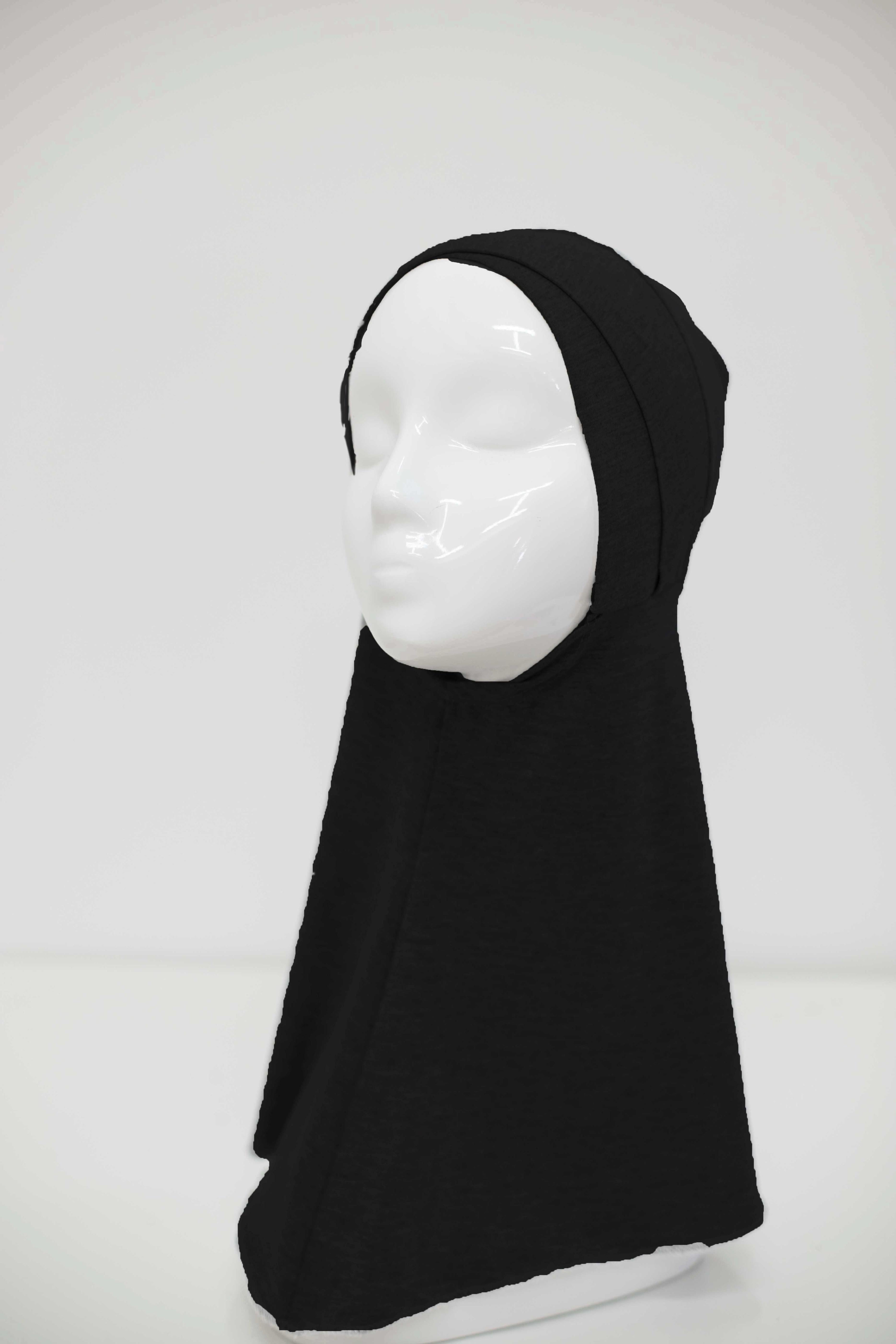 Cagoule hijab croisé