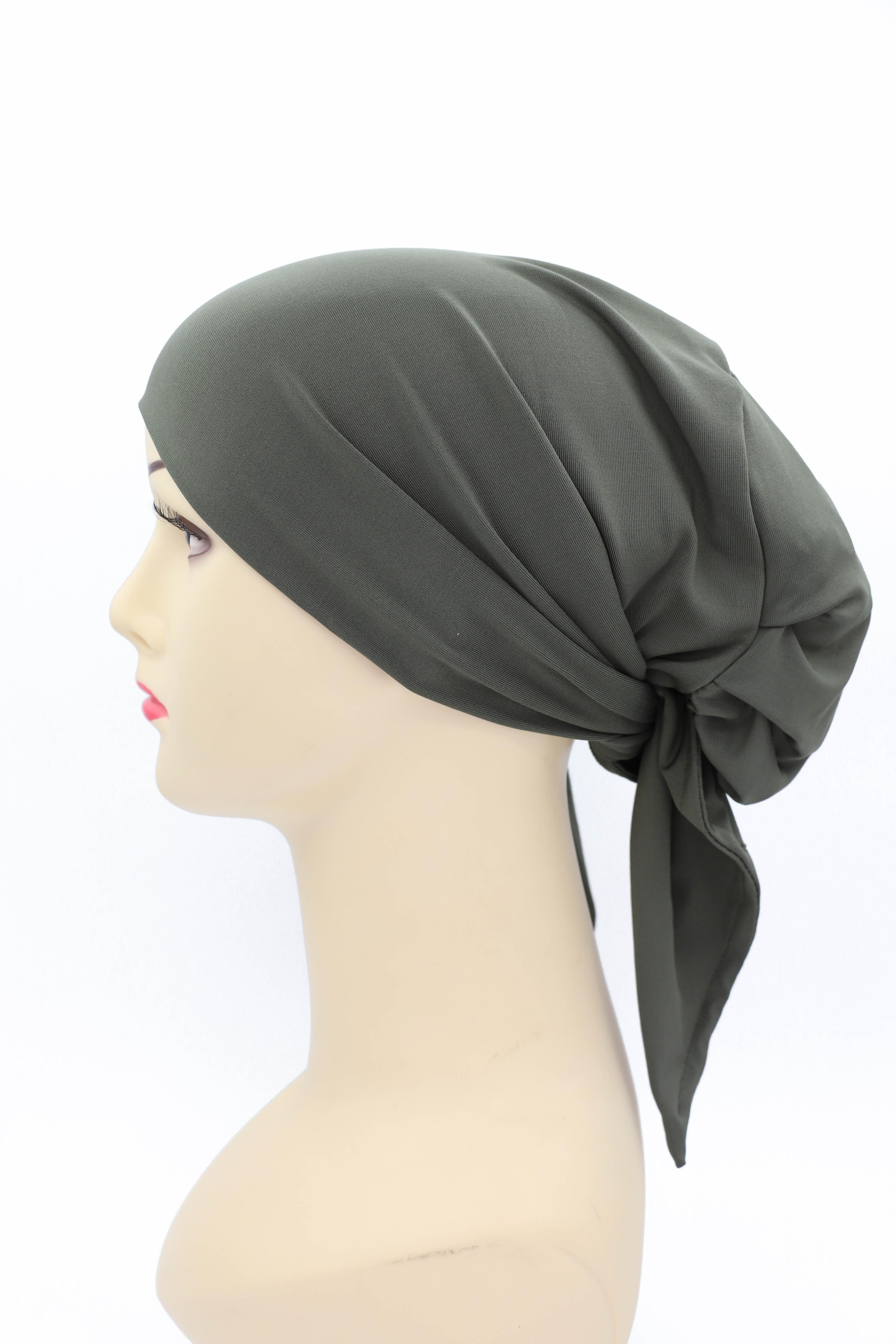 Bonnet à nouer lycra