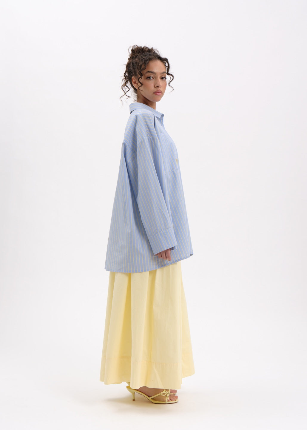 Stripped shirt blue/yellow