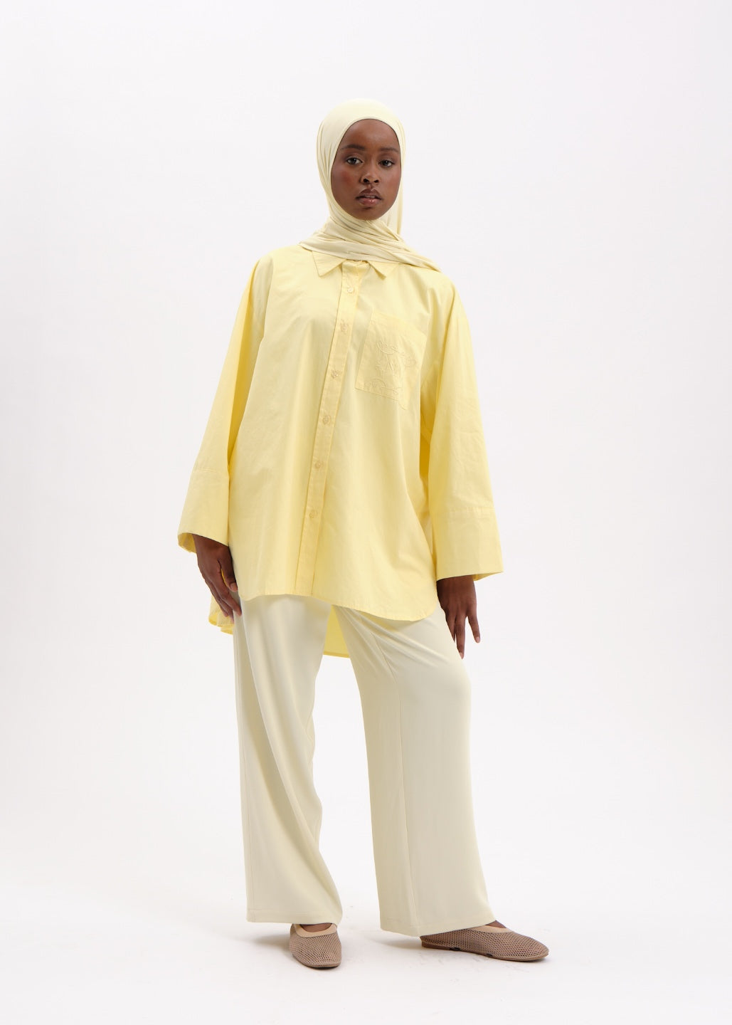 Oversized lemon shirt