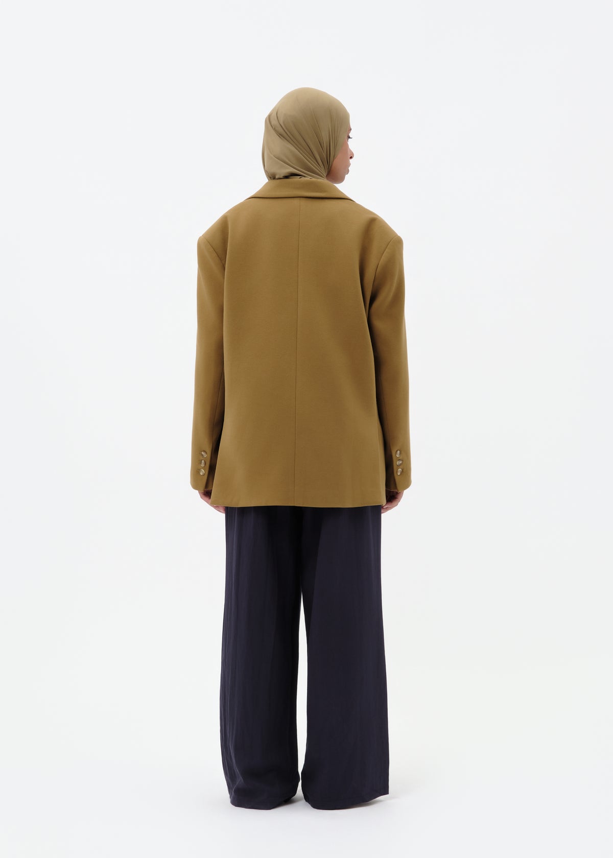 Blazer oversize anis
