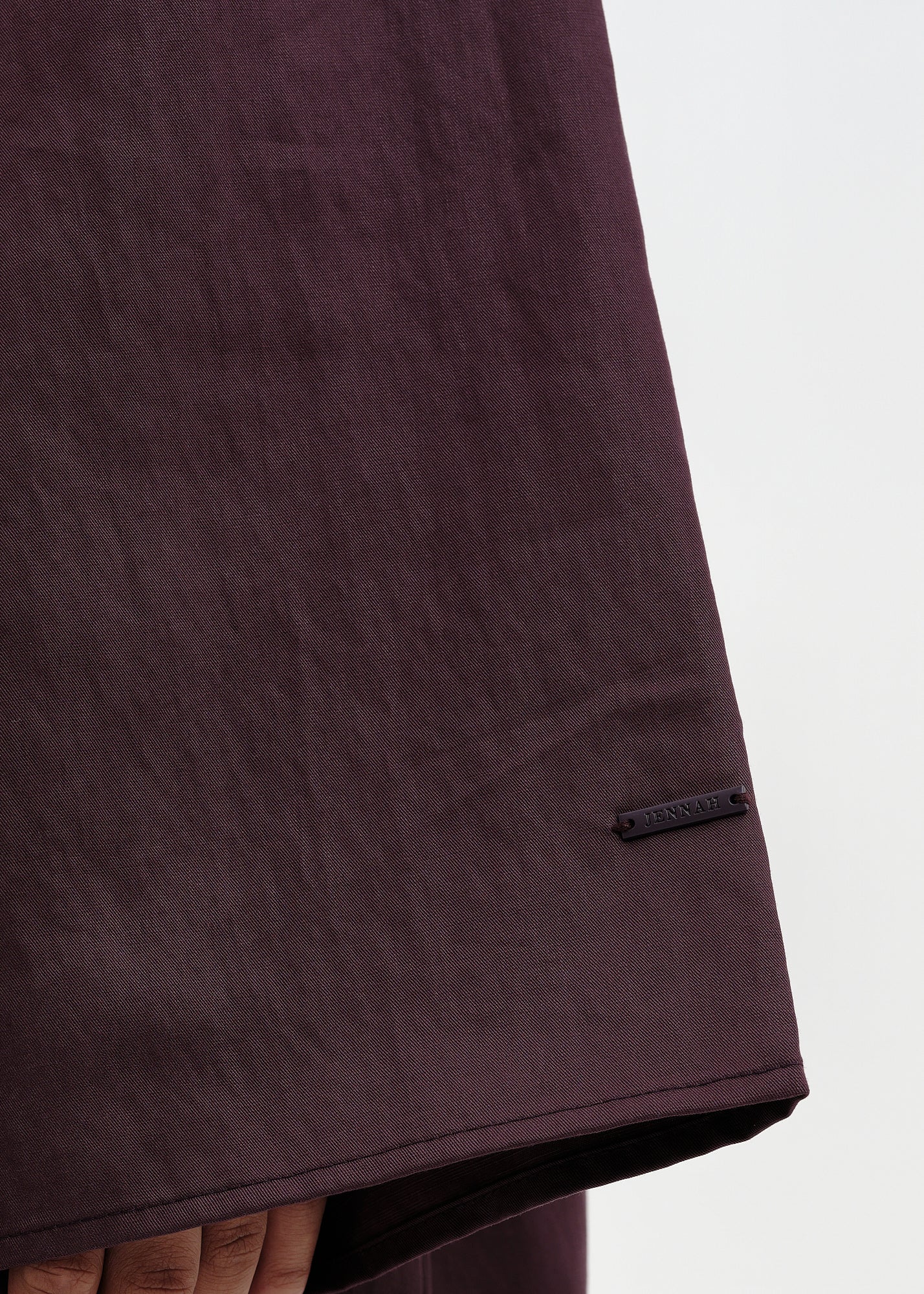Chemise casual prune