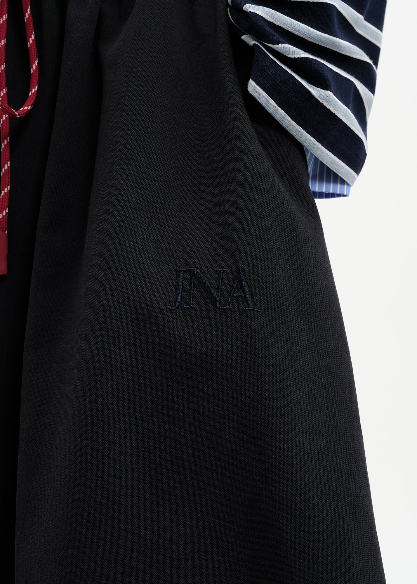 Oversized skirt coton navy