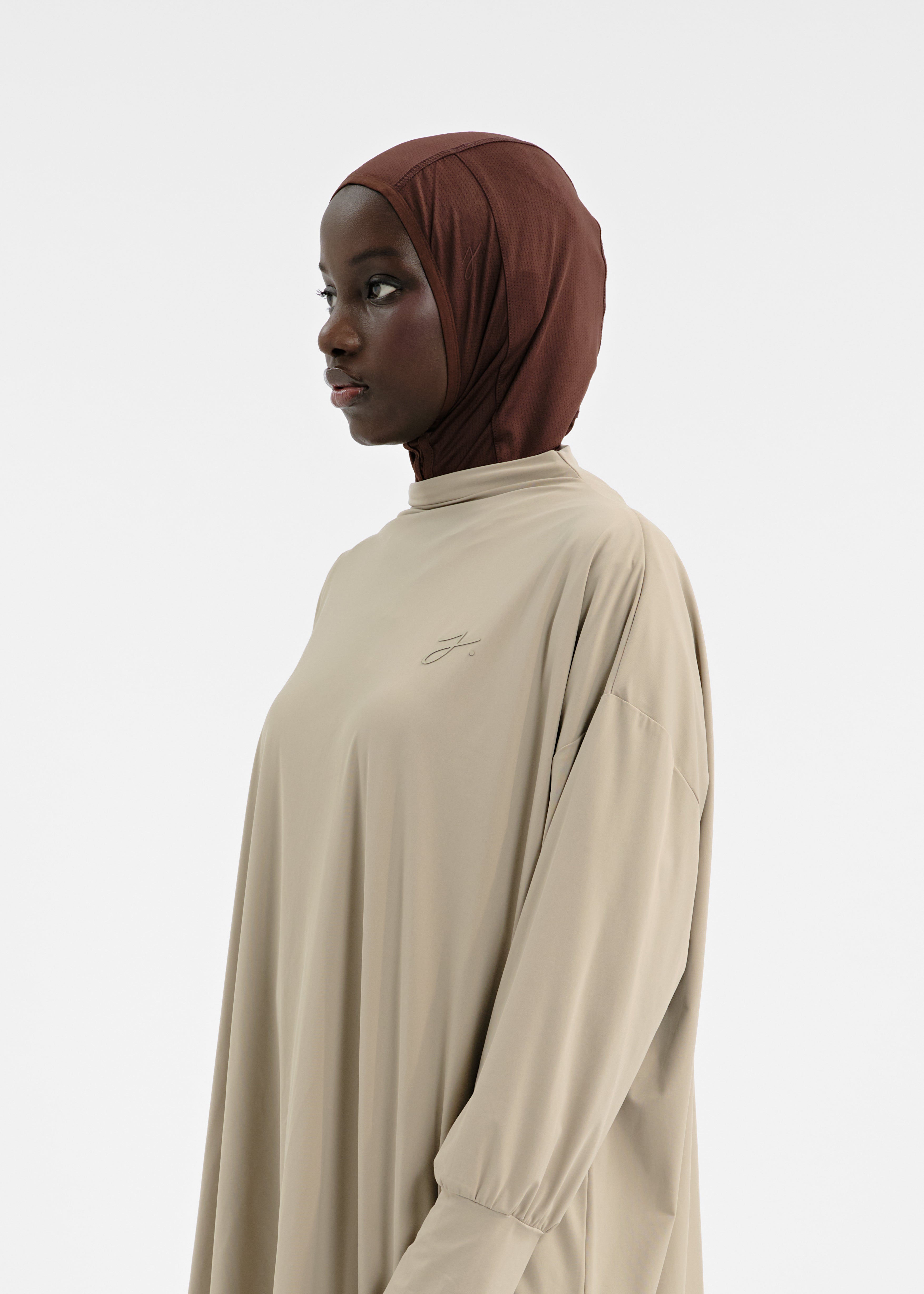 Air-Fit hijab marron
