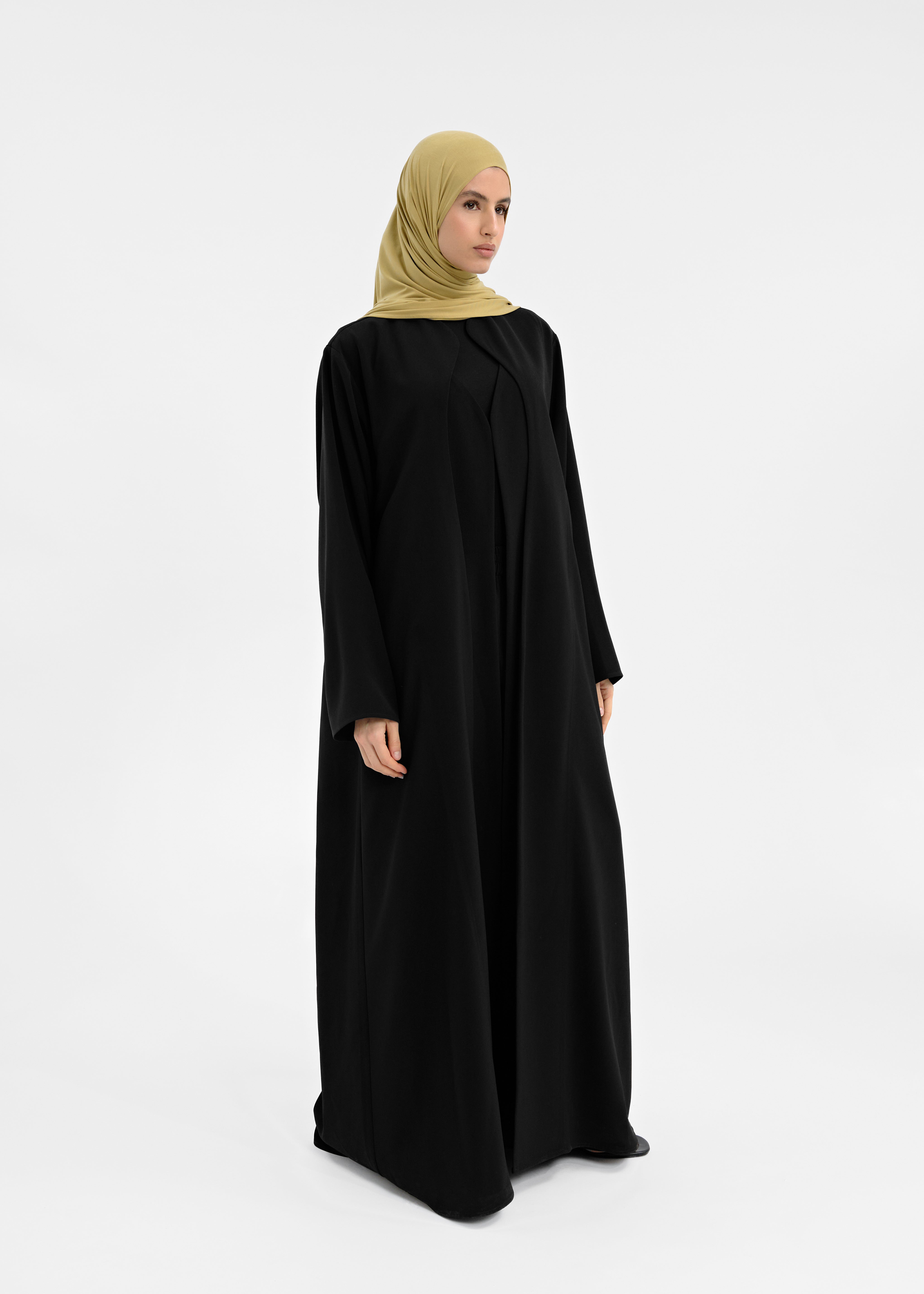Abaya epure noir