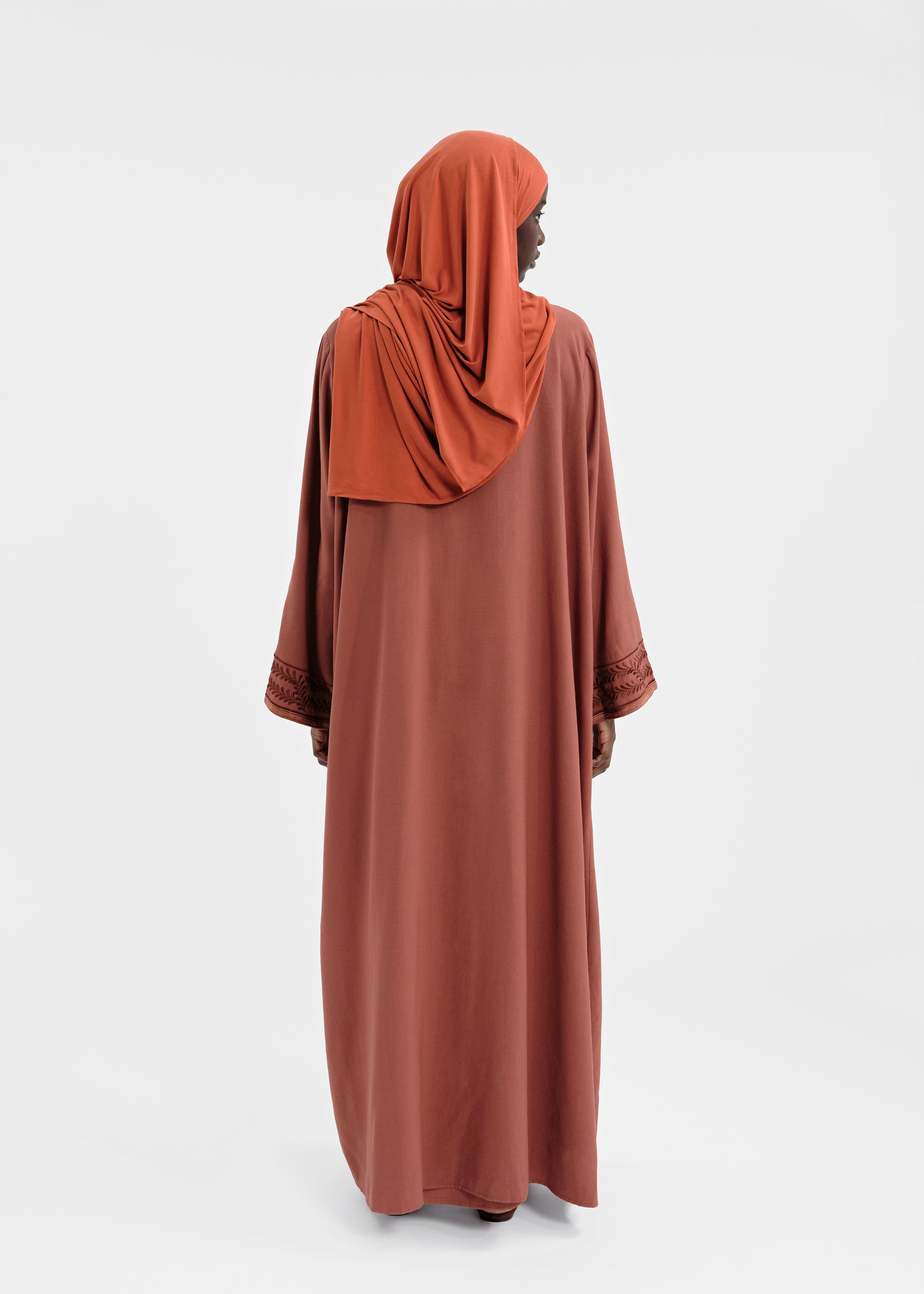 Abaya set terracotta