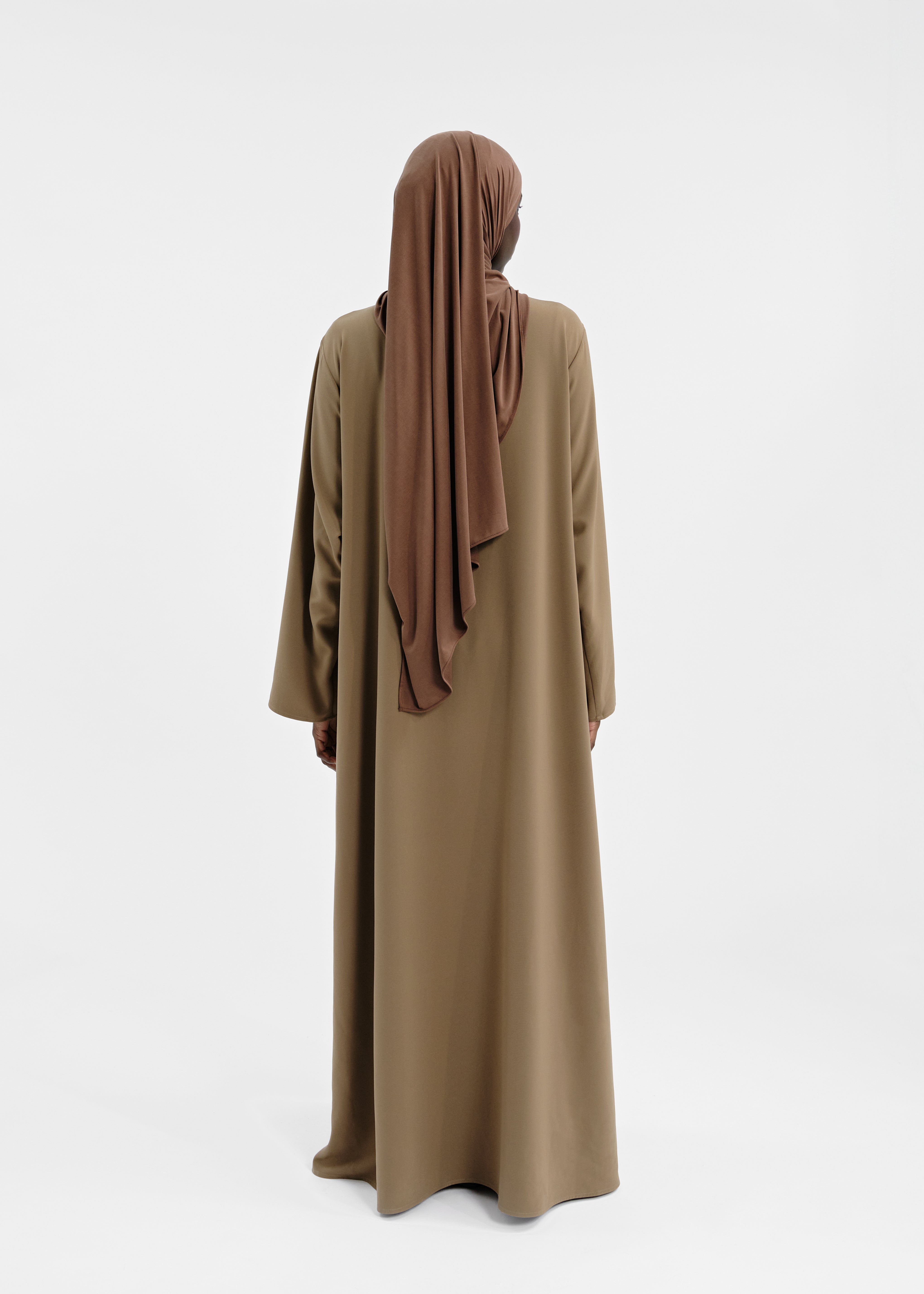 Abaya epure taupe