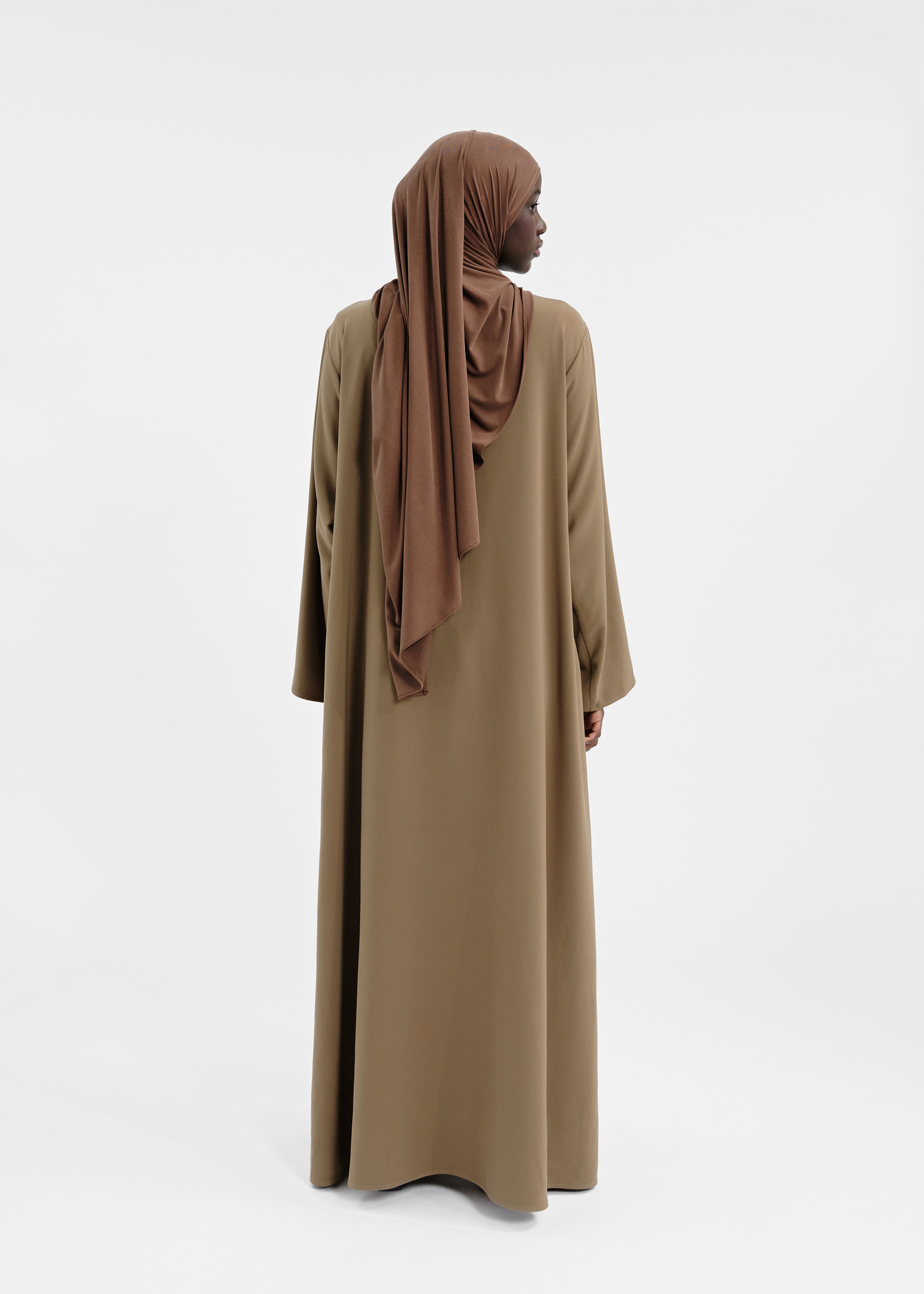 Abaya epure taupe