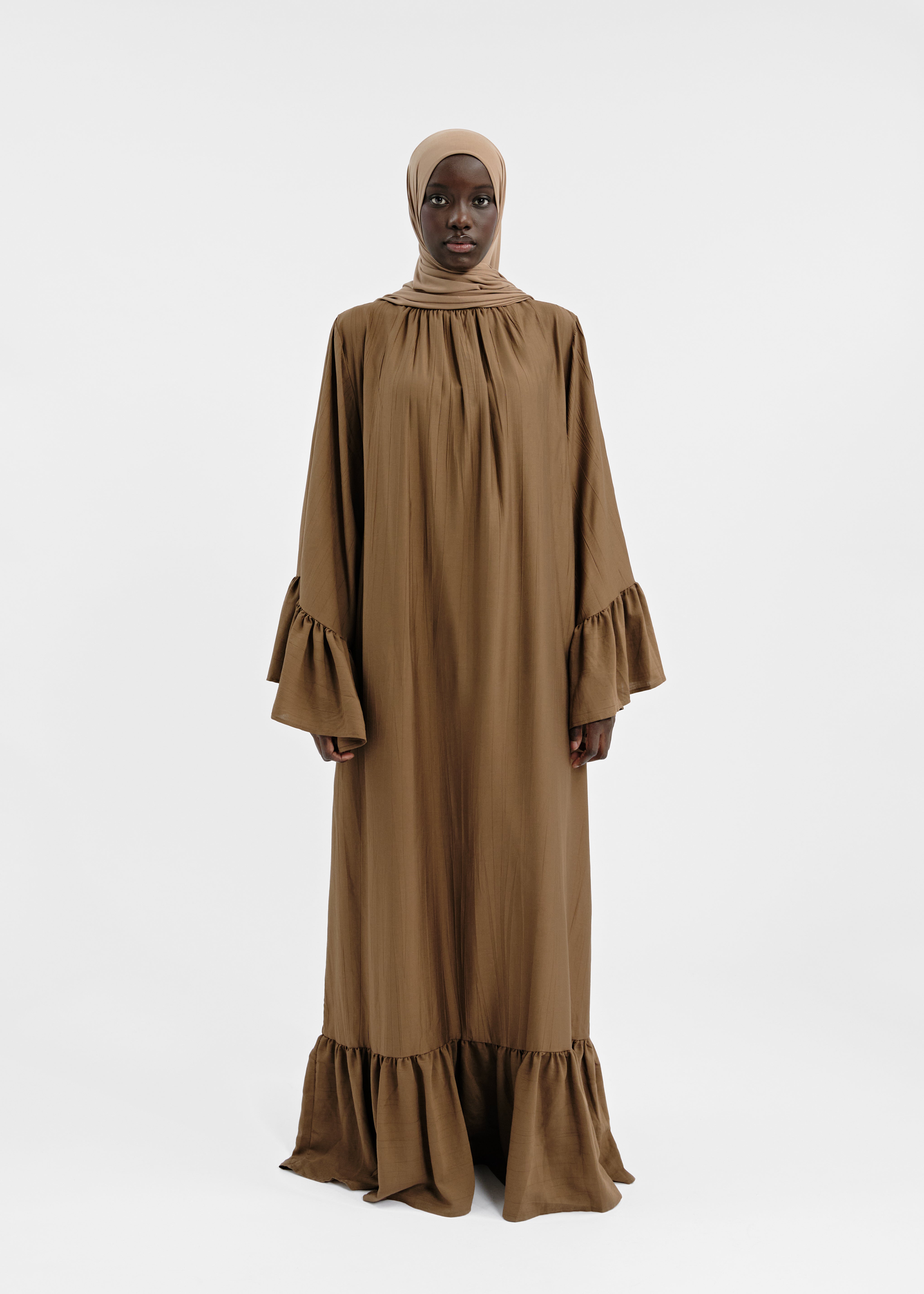 Yasmine dress chocolate