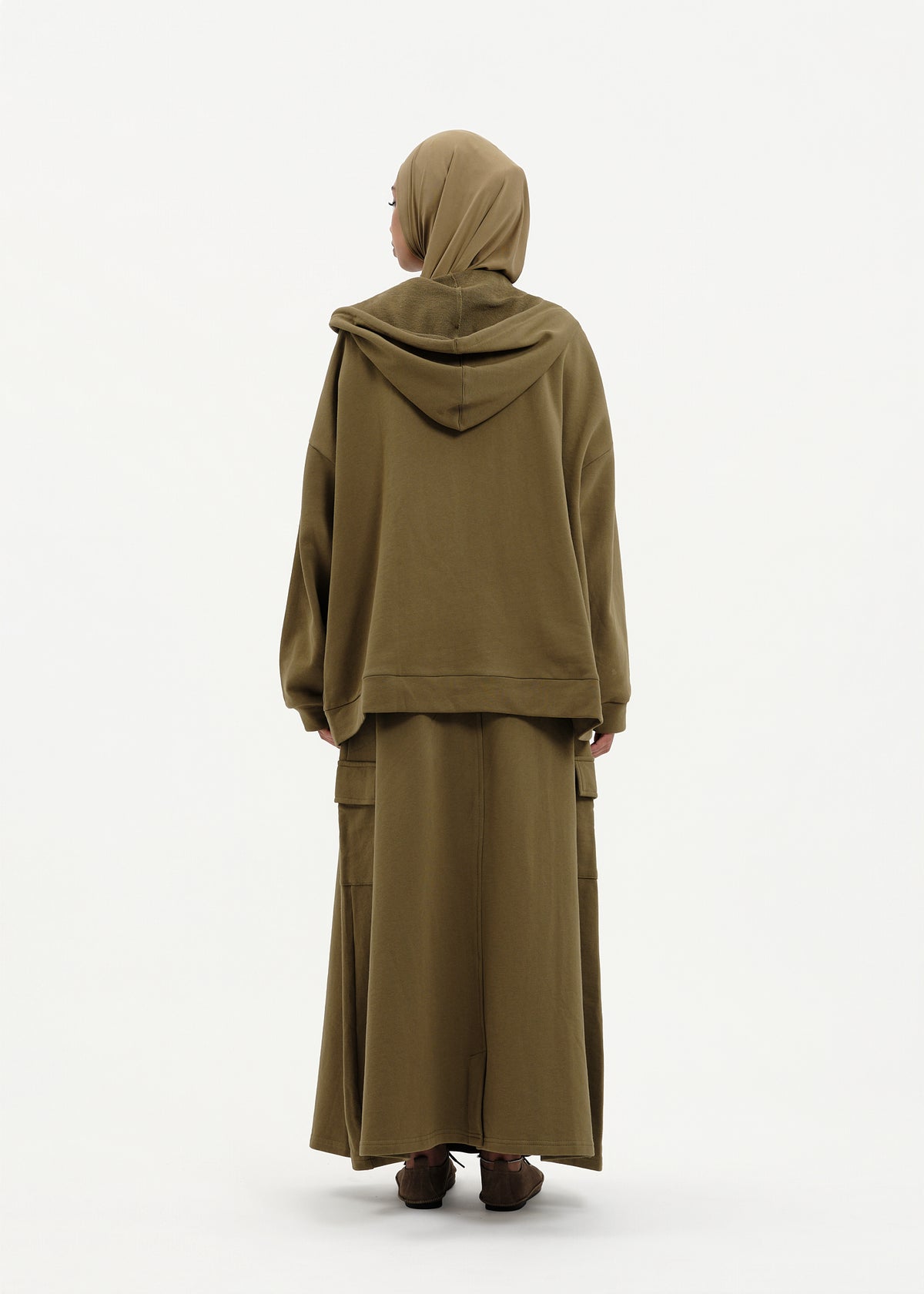 Sweat slouchy kaki