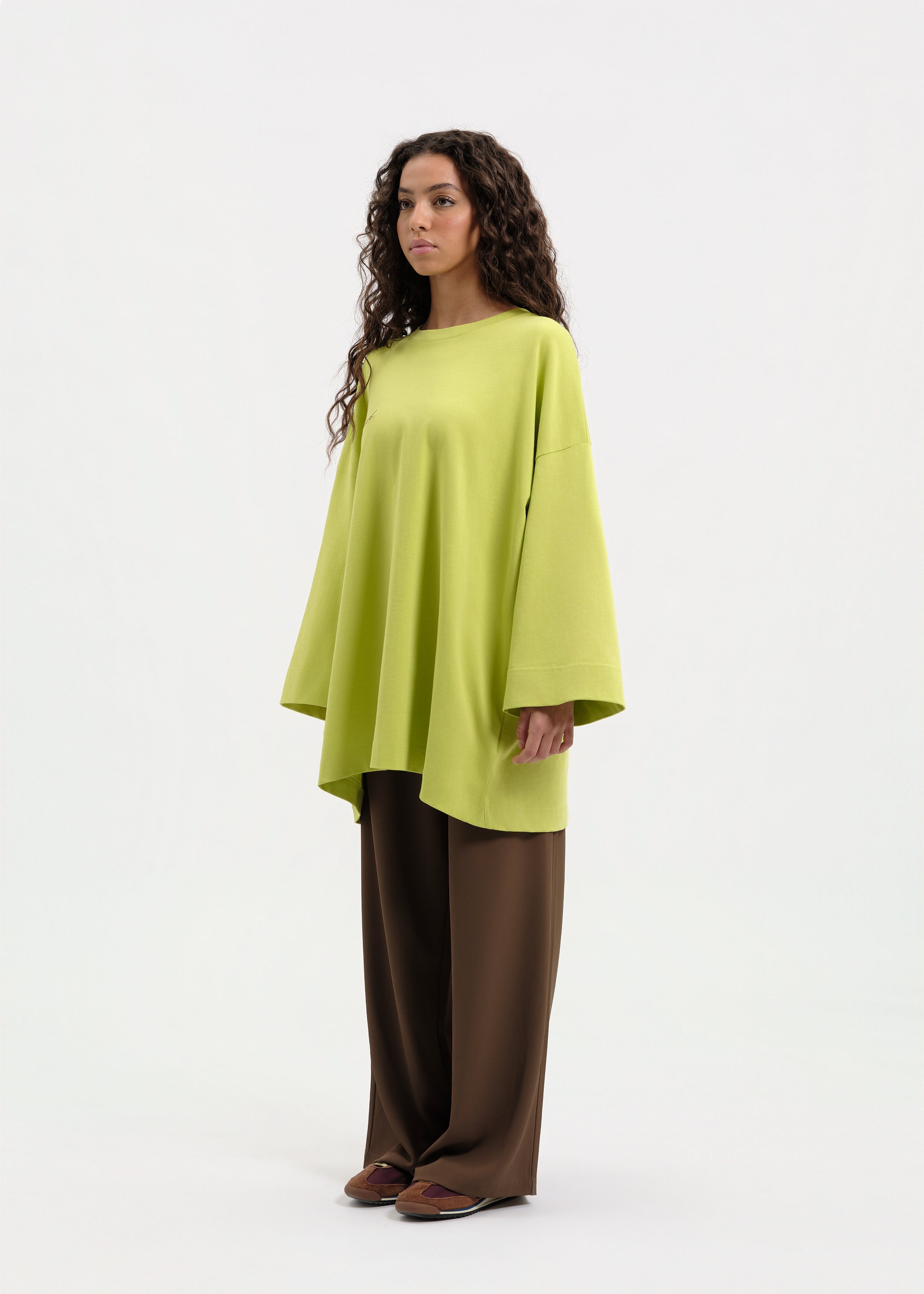 T-shirt oversize zitoun