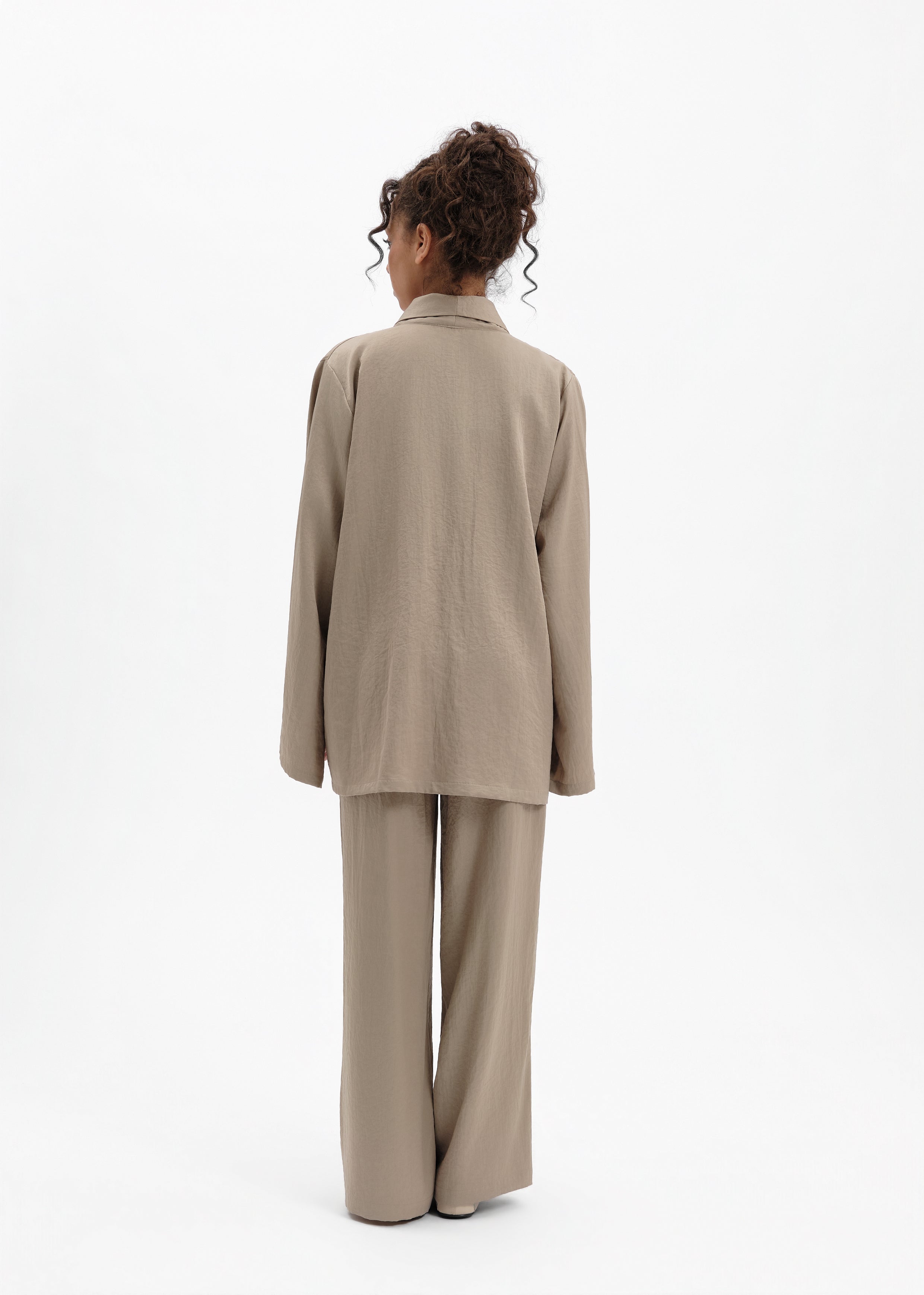 Ora taupe kimono jacket