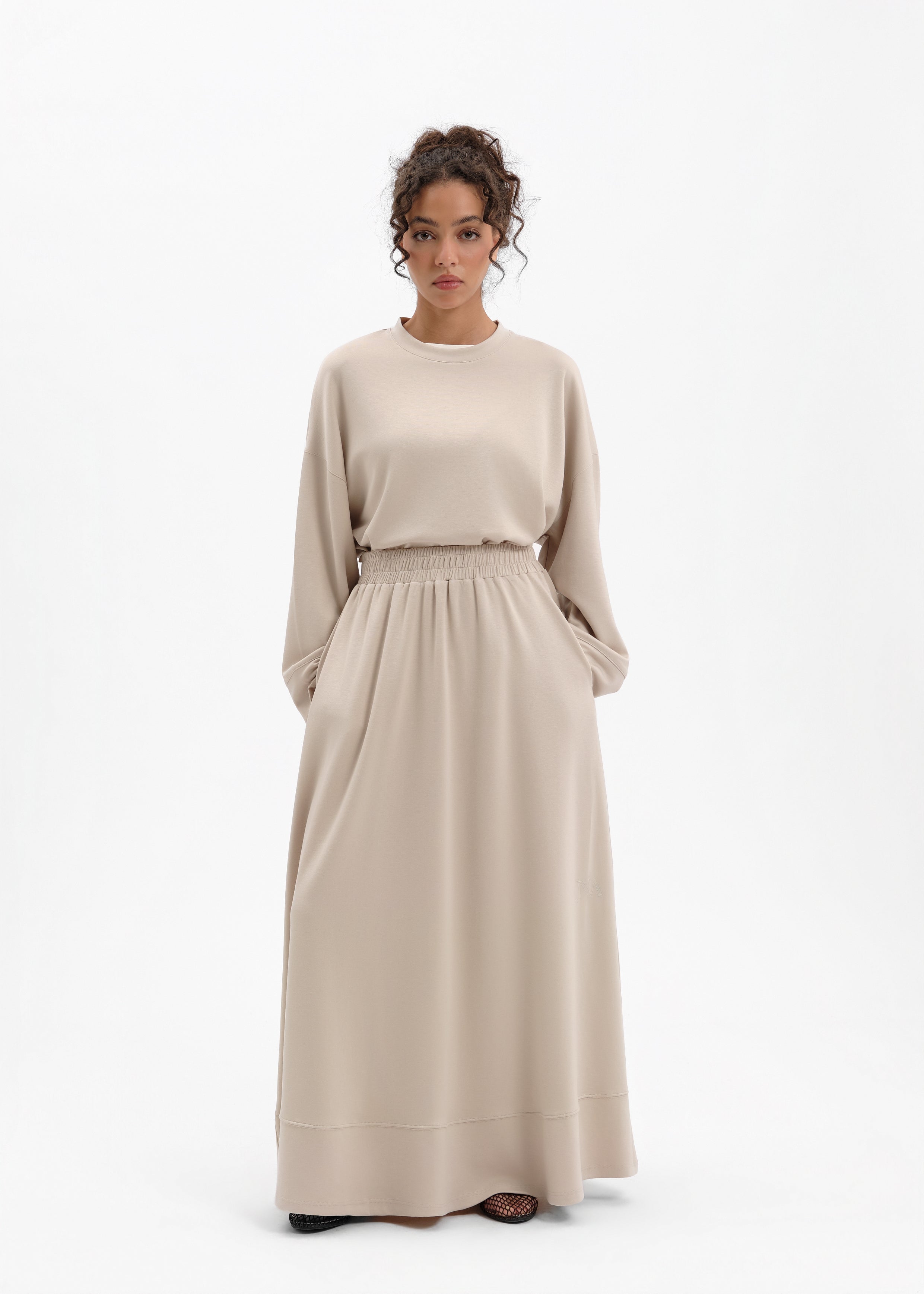 Riveira skirt greige
