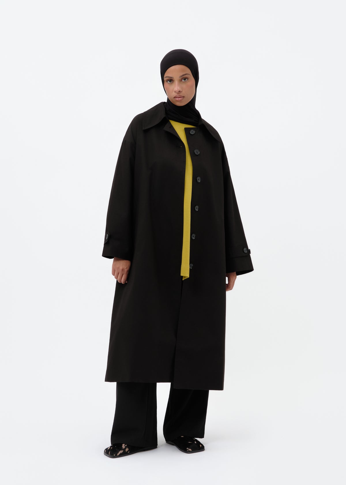 Trench oversize black