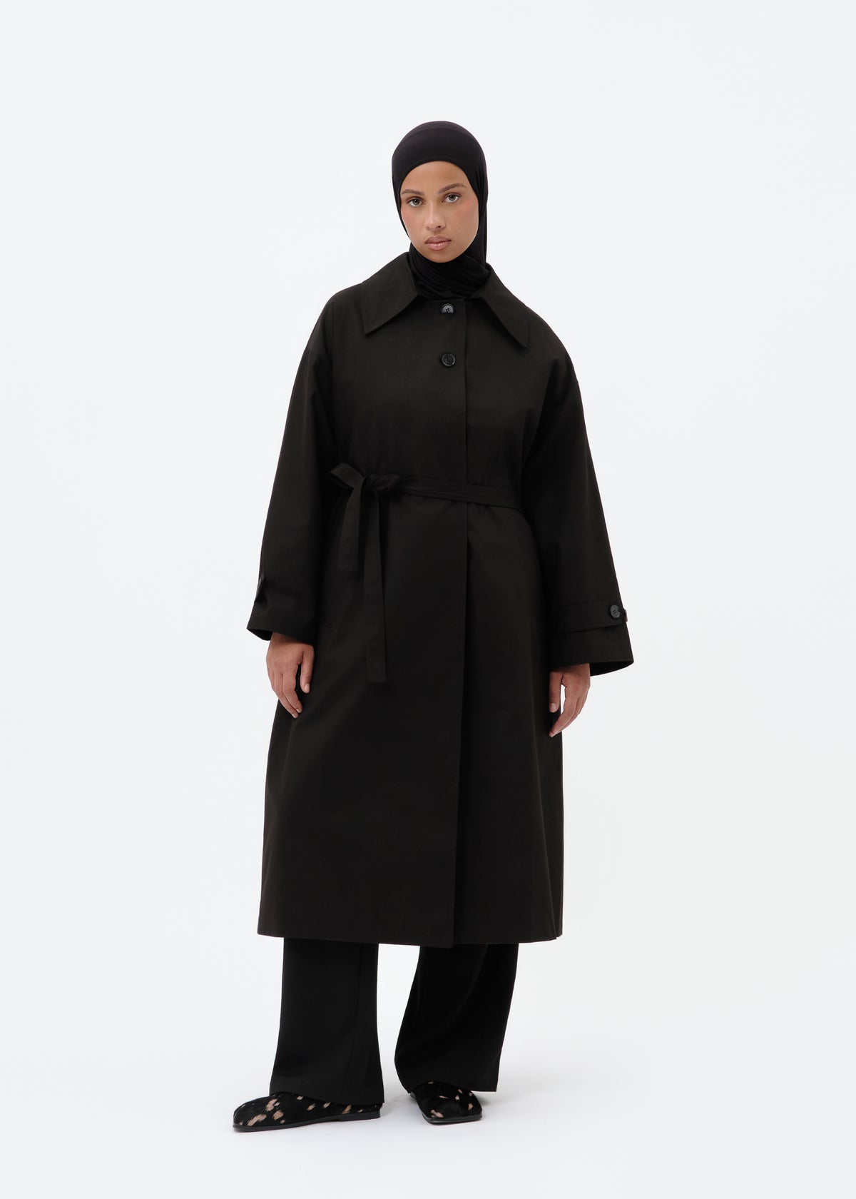 Trench oversize black