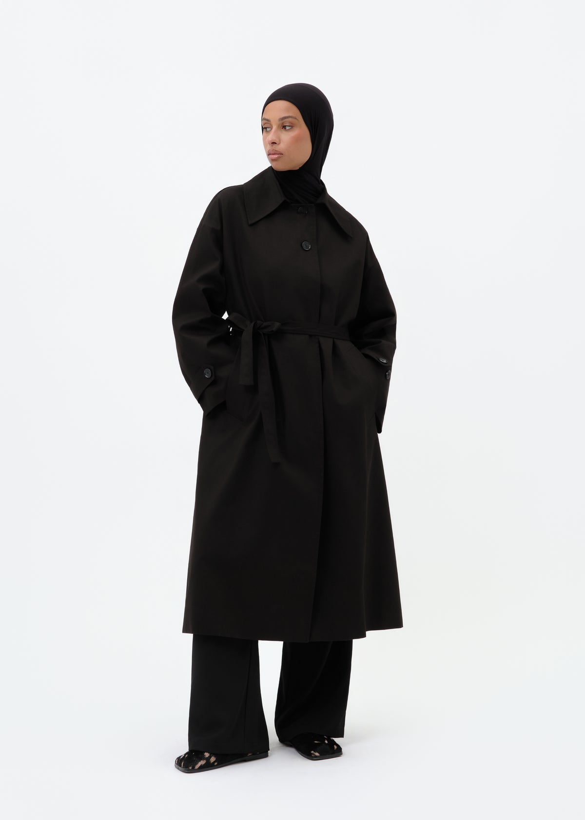 Trench oversize black