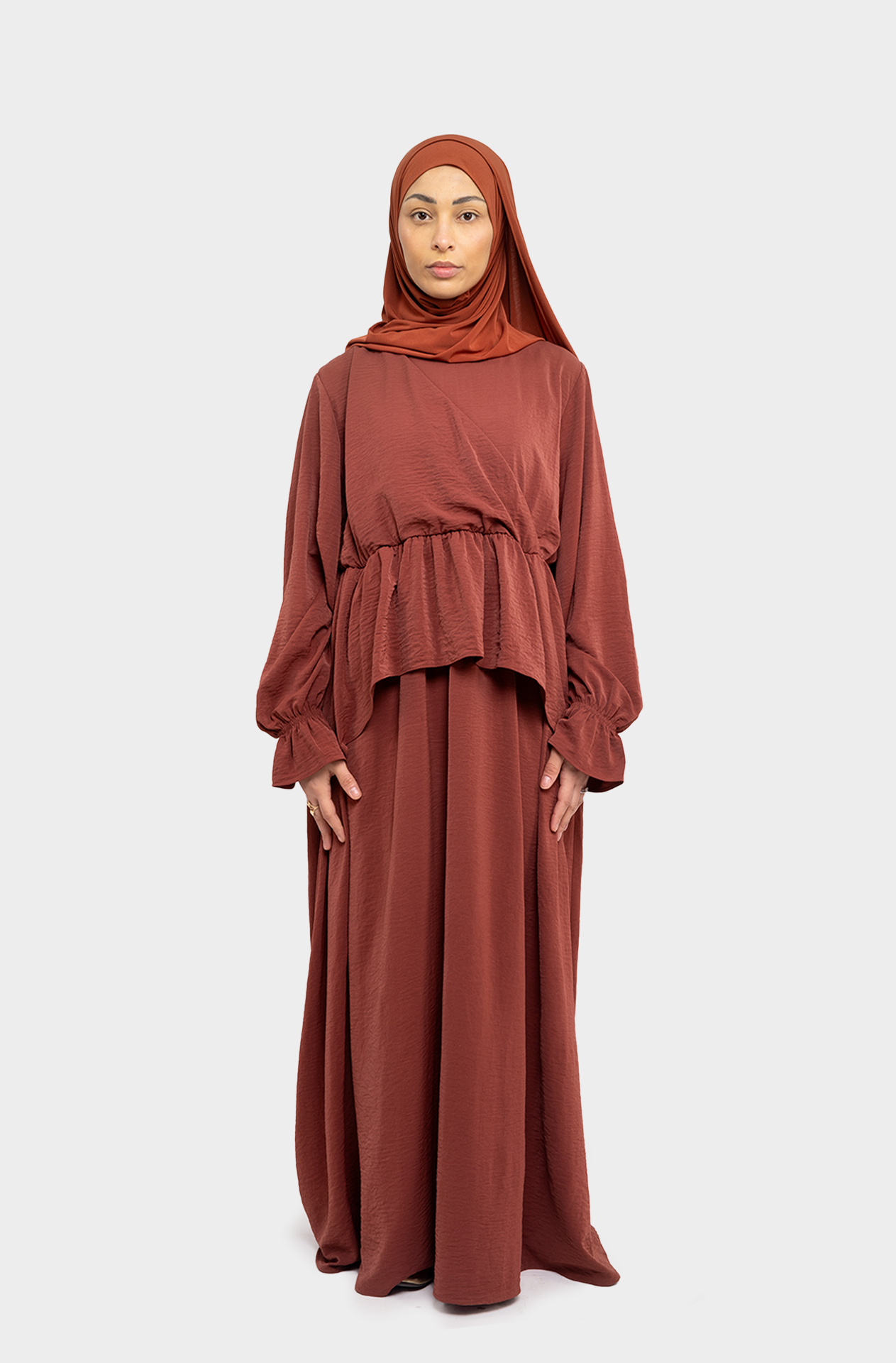 Burgundy Raya dress