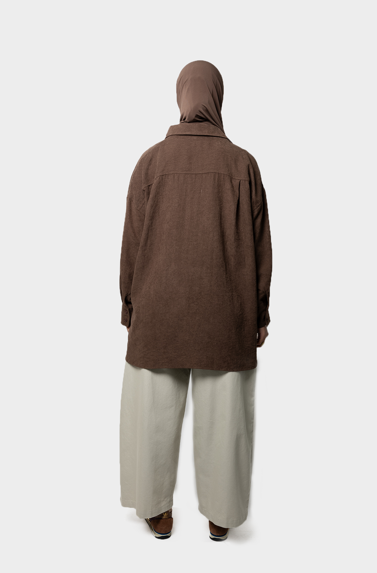 La chemise oversize cacao
