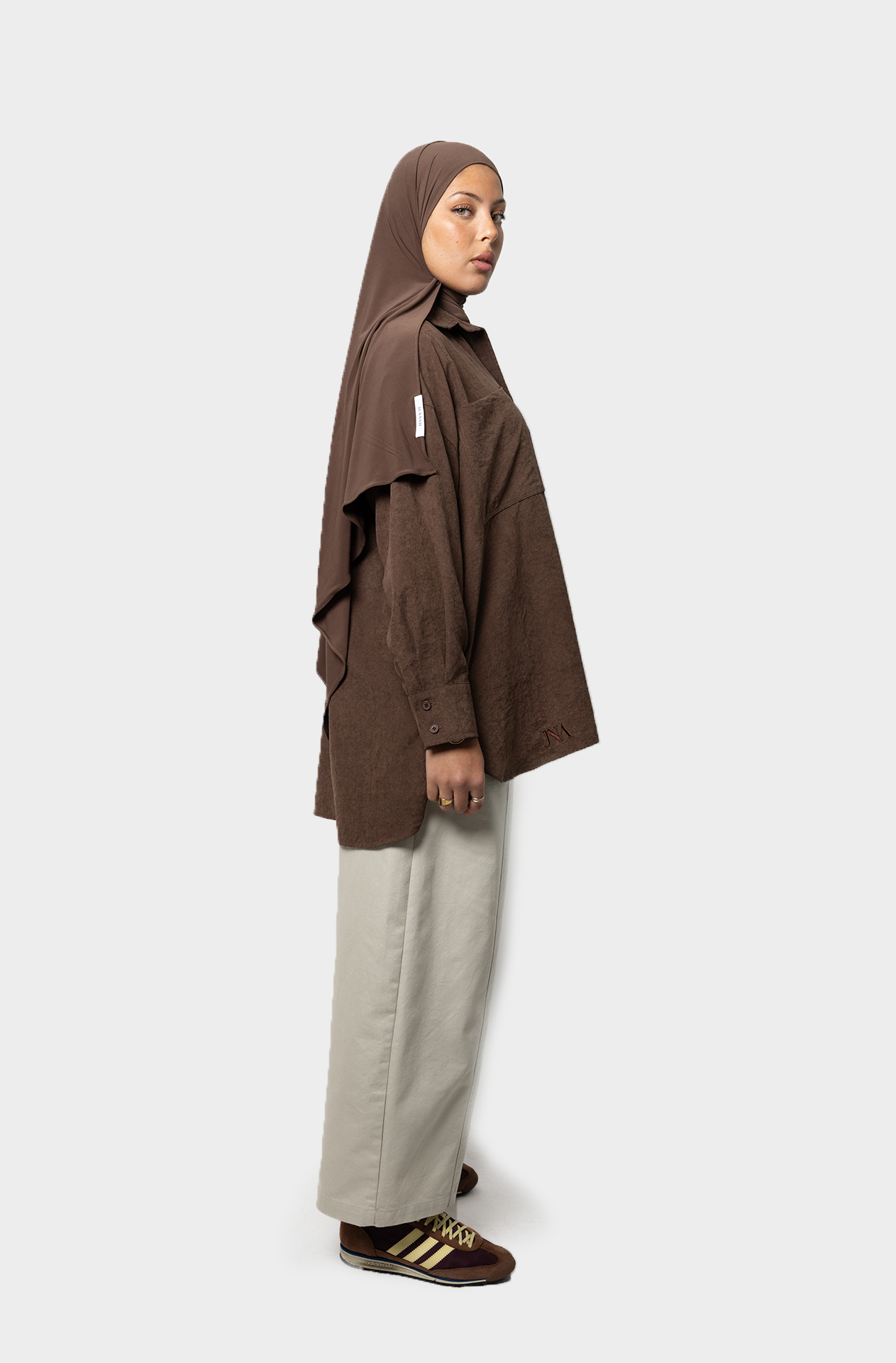 La chemise oversize cacao