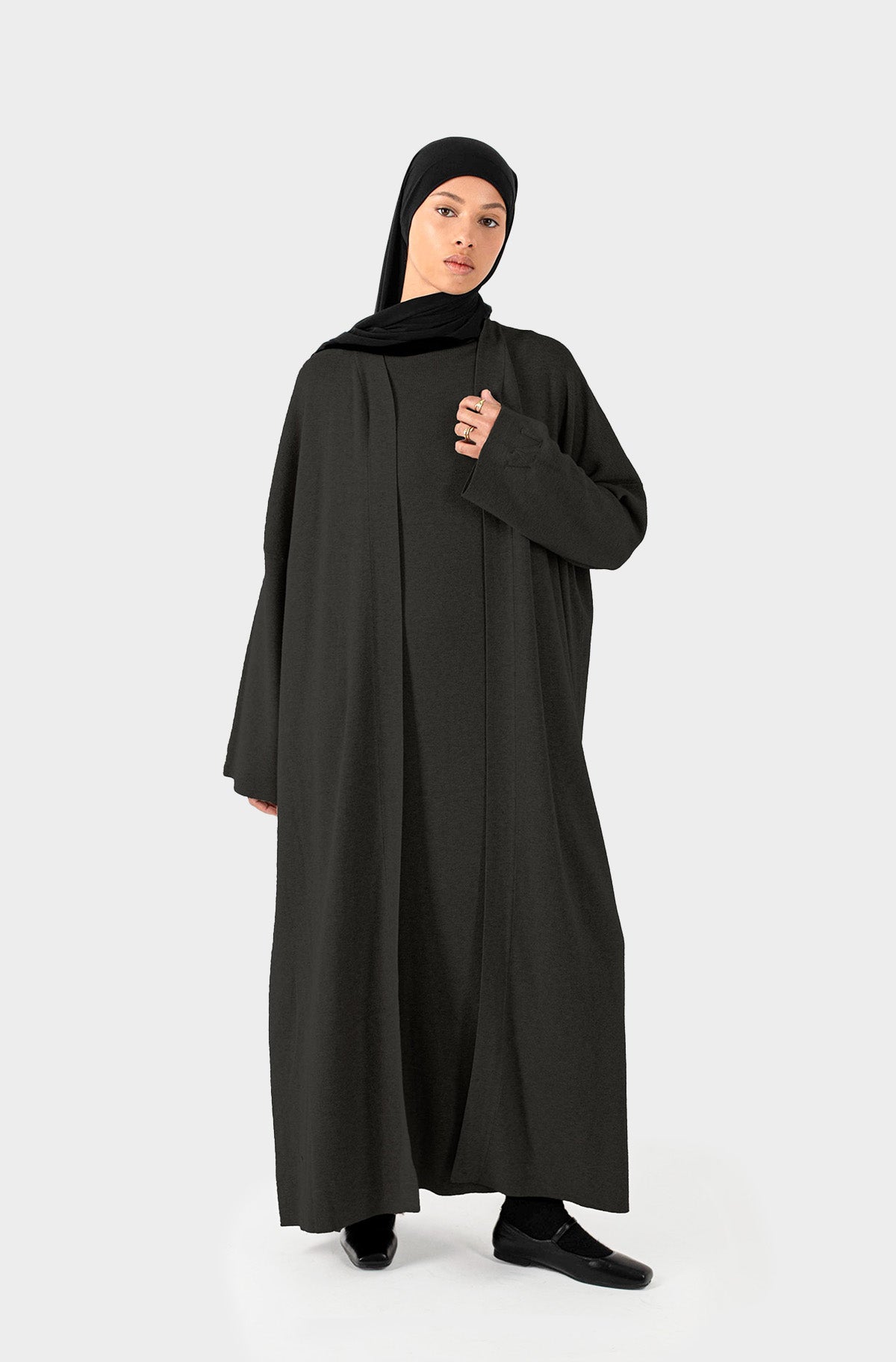 Set JNA black dress and vest