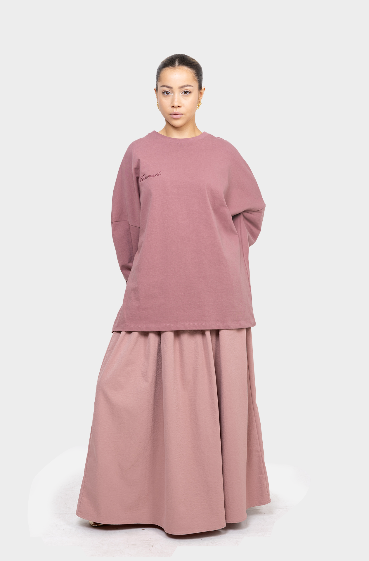 T-shirt oversize rose gold